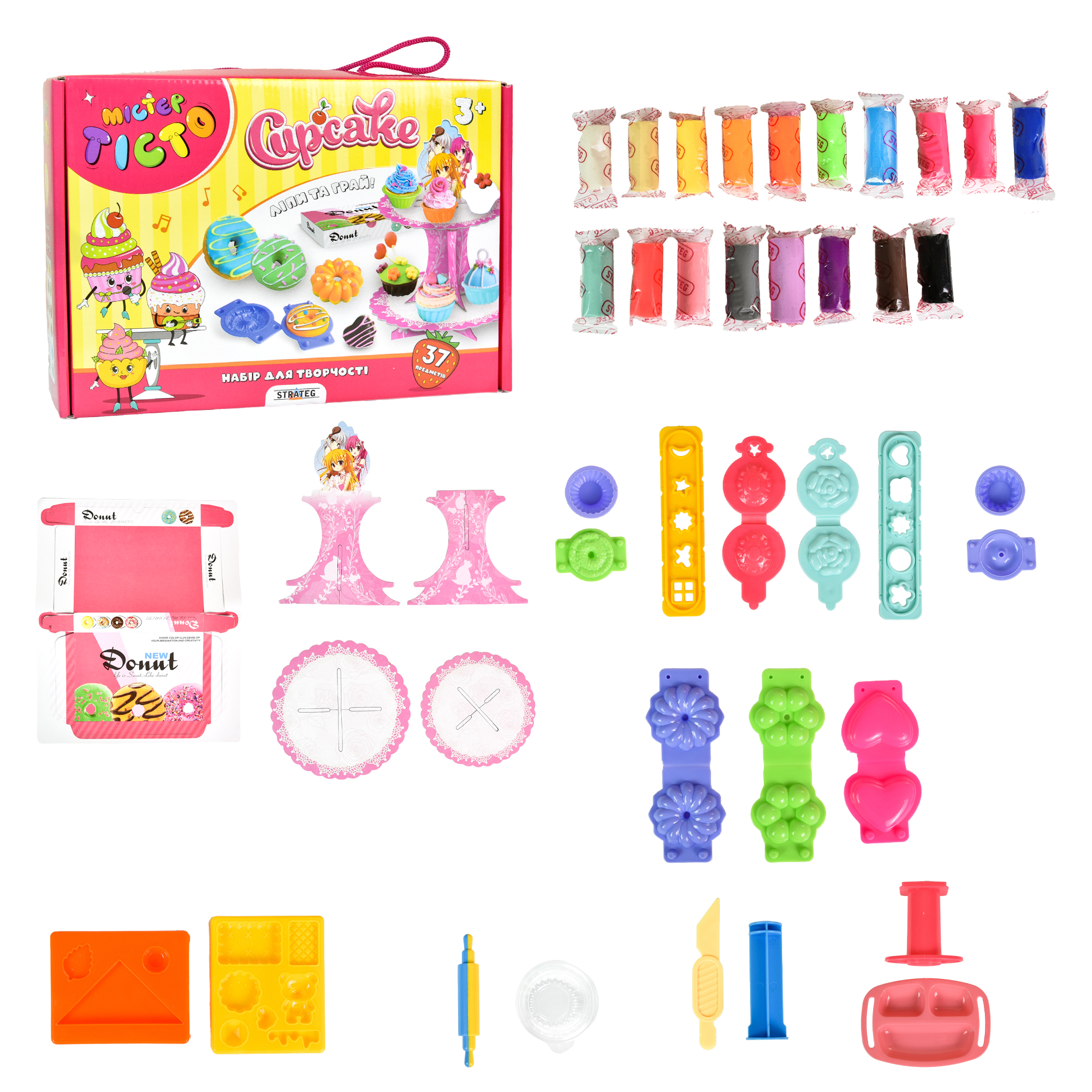 Creative kit Mr. Dough Cupcake Strateg in Ukrainian (41016)