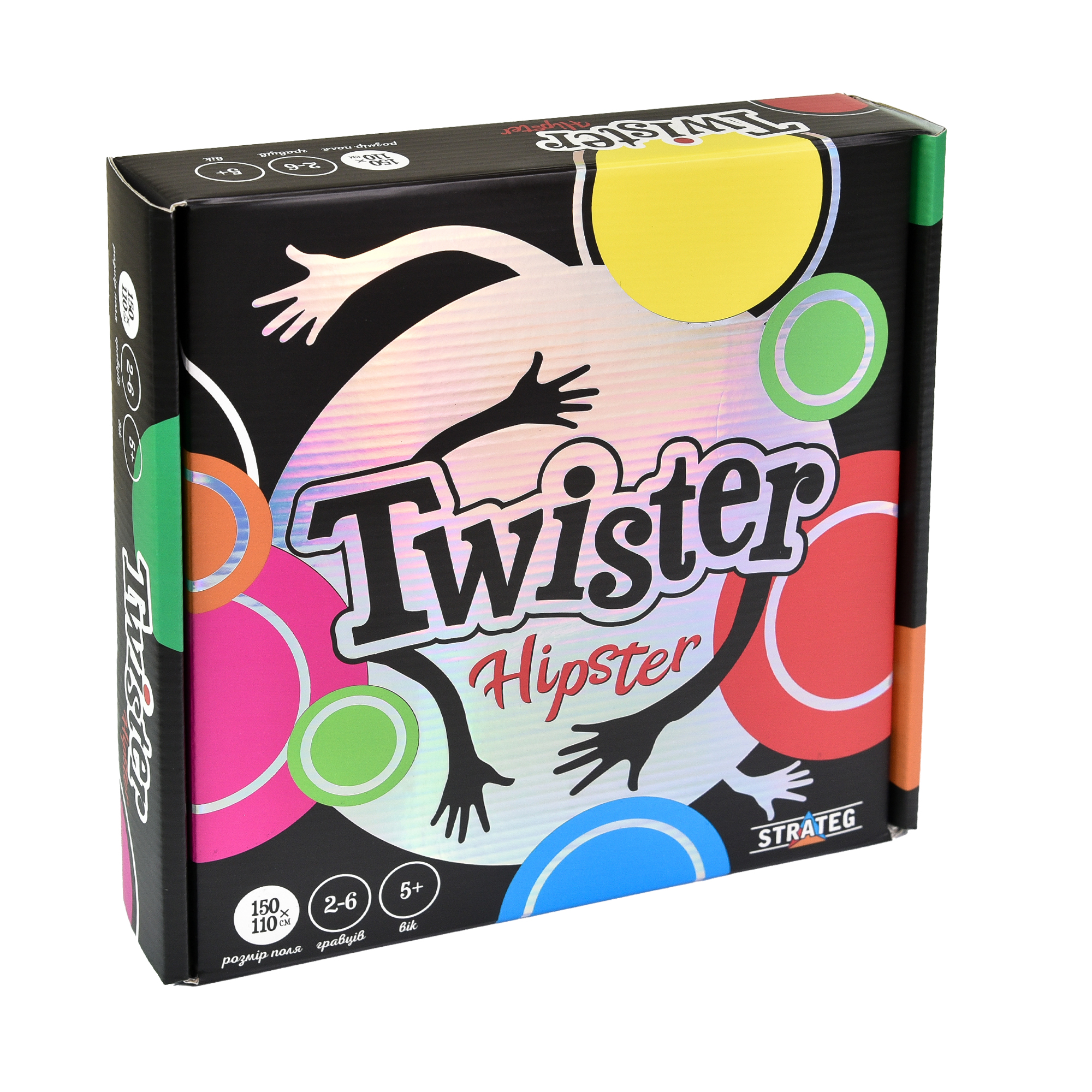 Розважальна гра Strateg Твістер "Twister-hipster" (30628)