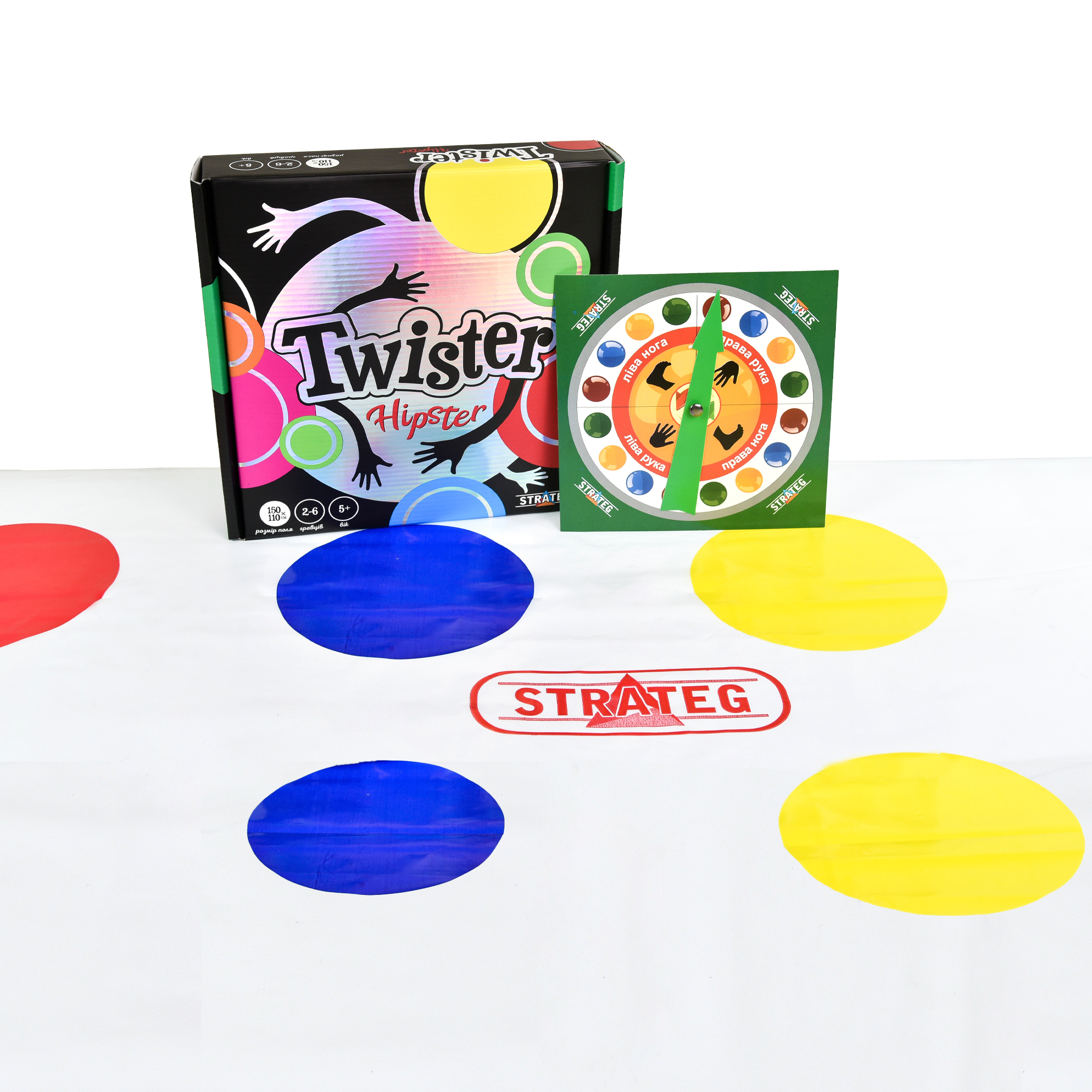 Unterhaltungsspiel Strateg Twister „Twister-hipster“ (30628)