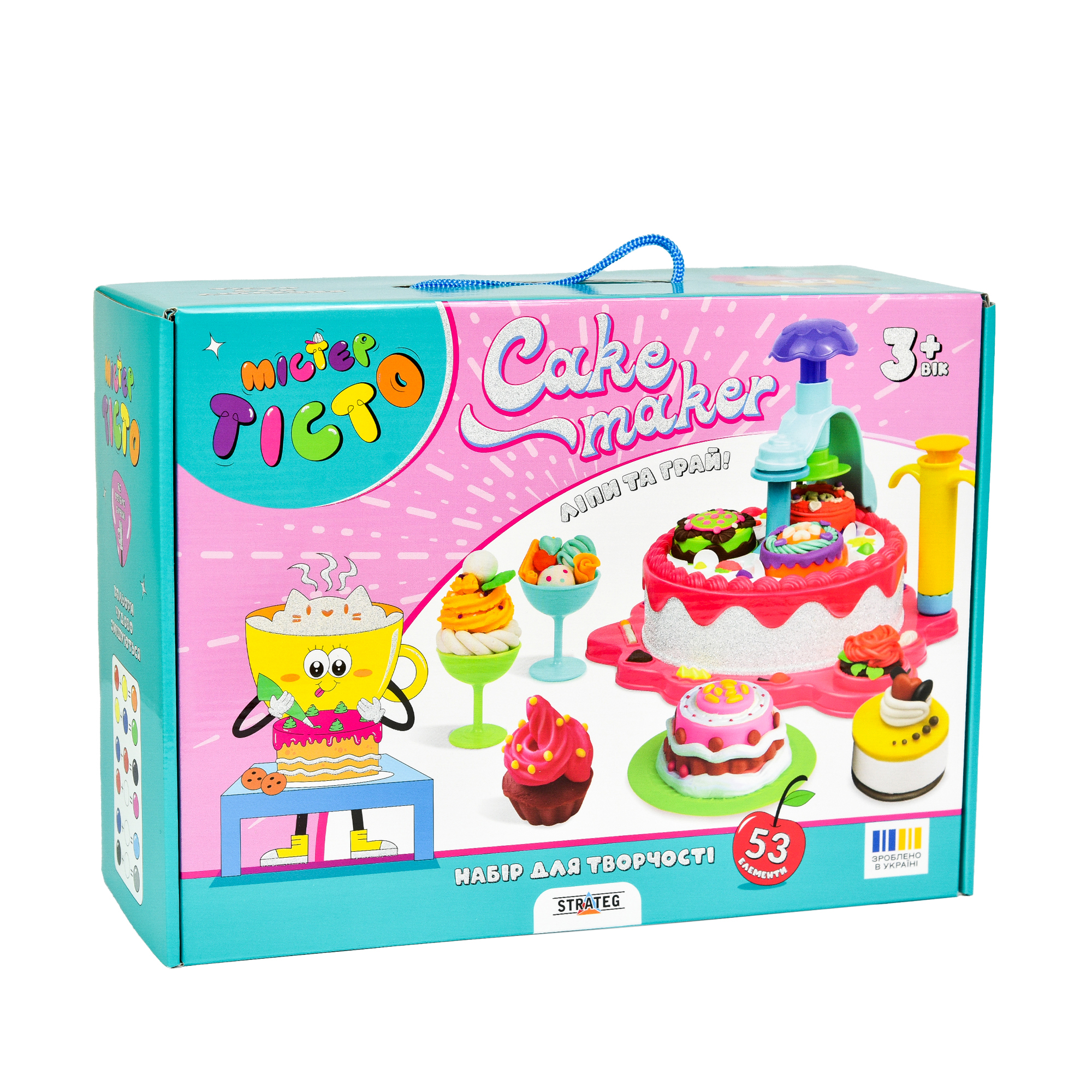 Kreativset Mr. Dough Cake Maker Strateg auf Ukrainisch (41031)