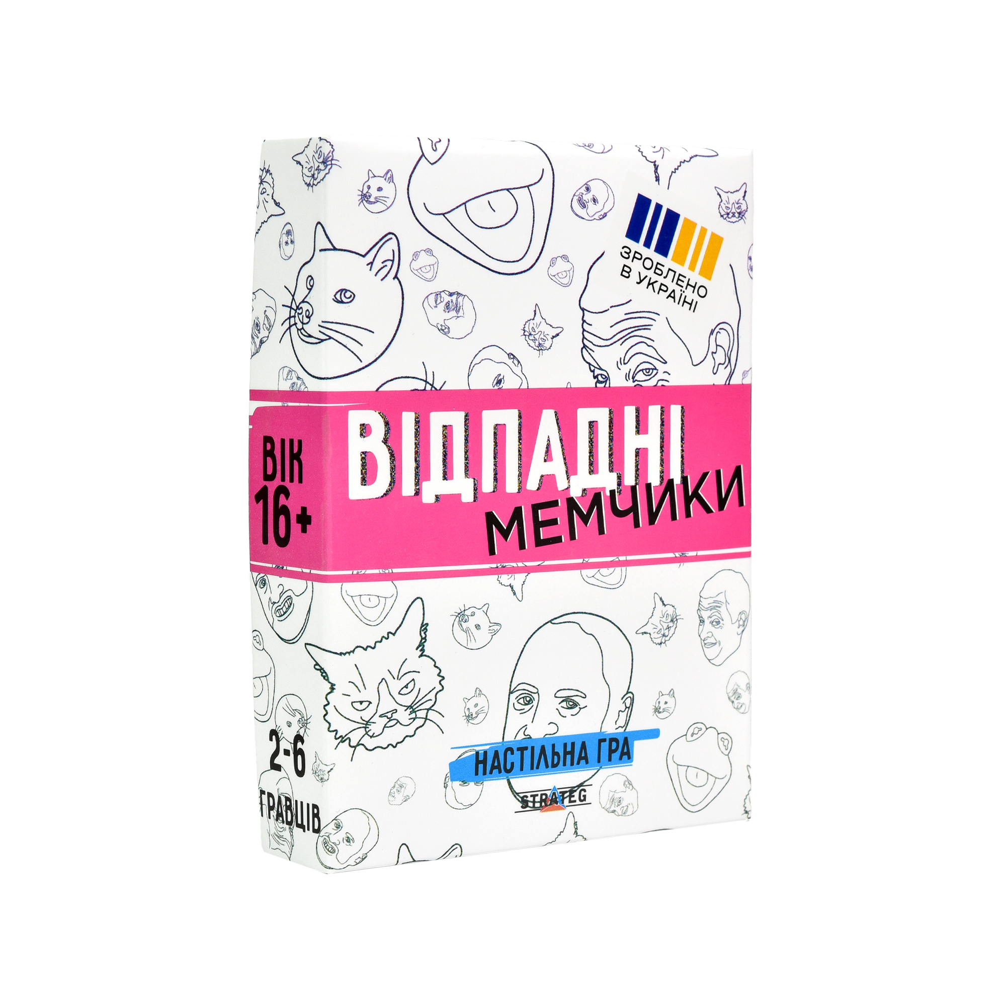 Настільна гра Strateg Відпадні мемчики українською мовою (30630)