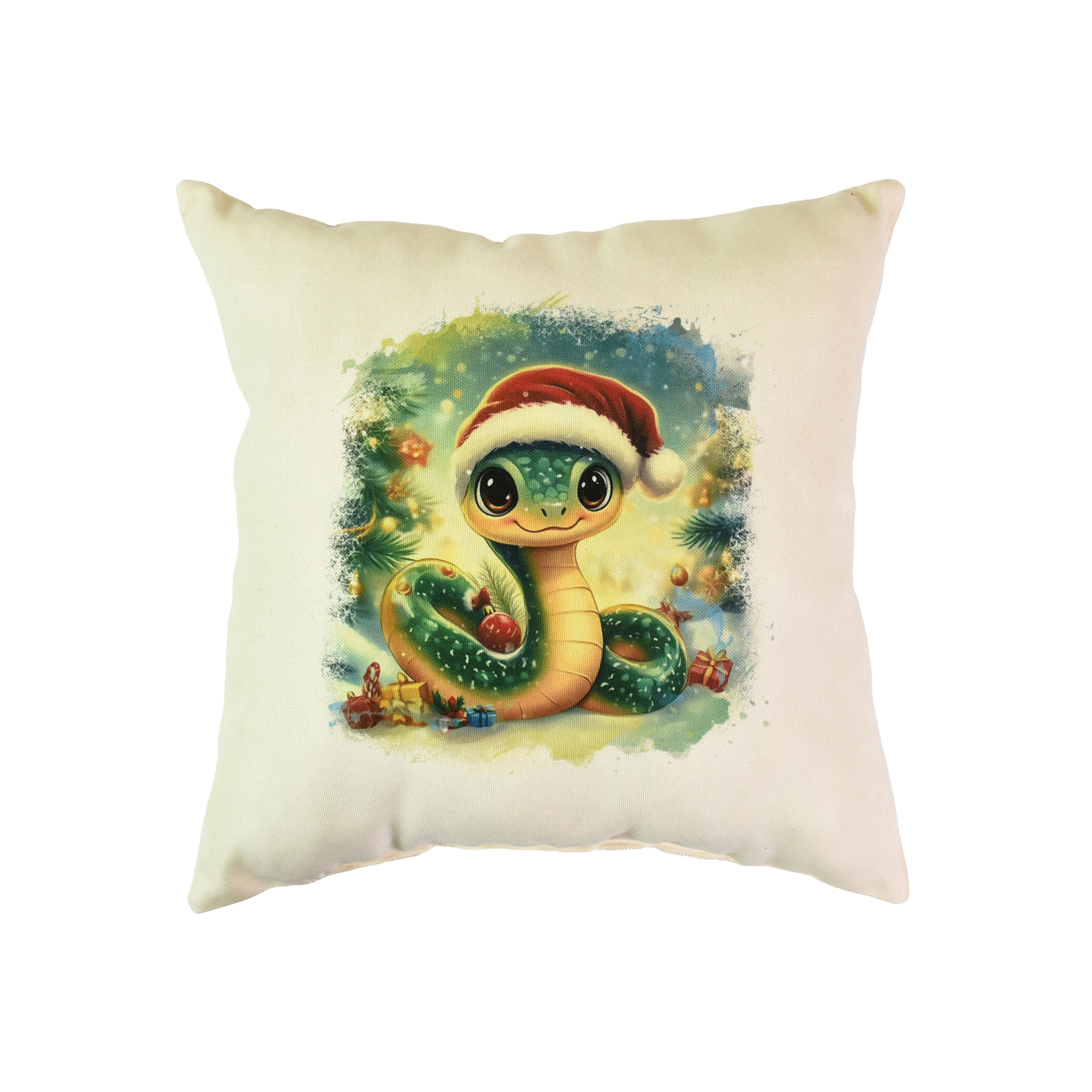 Microvelor pillow "New Year's charm" size 35*35 cm Strateg (60743)