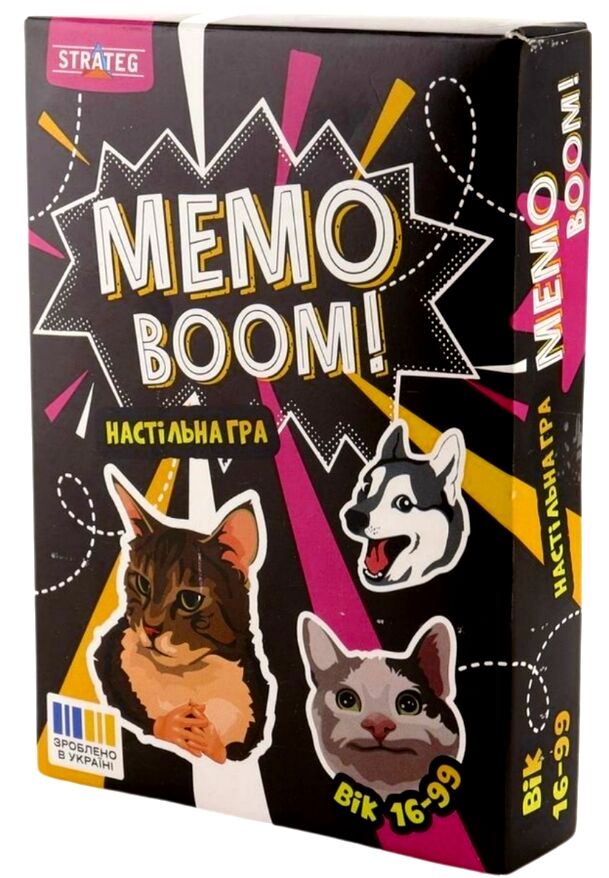 Настільна гра MEMO BOOM! (30677)