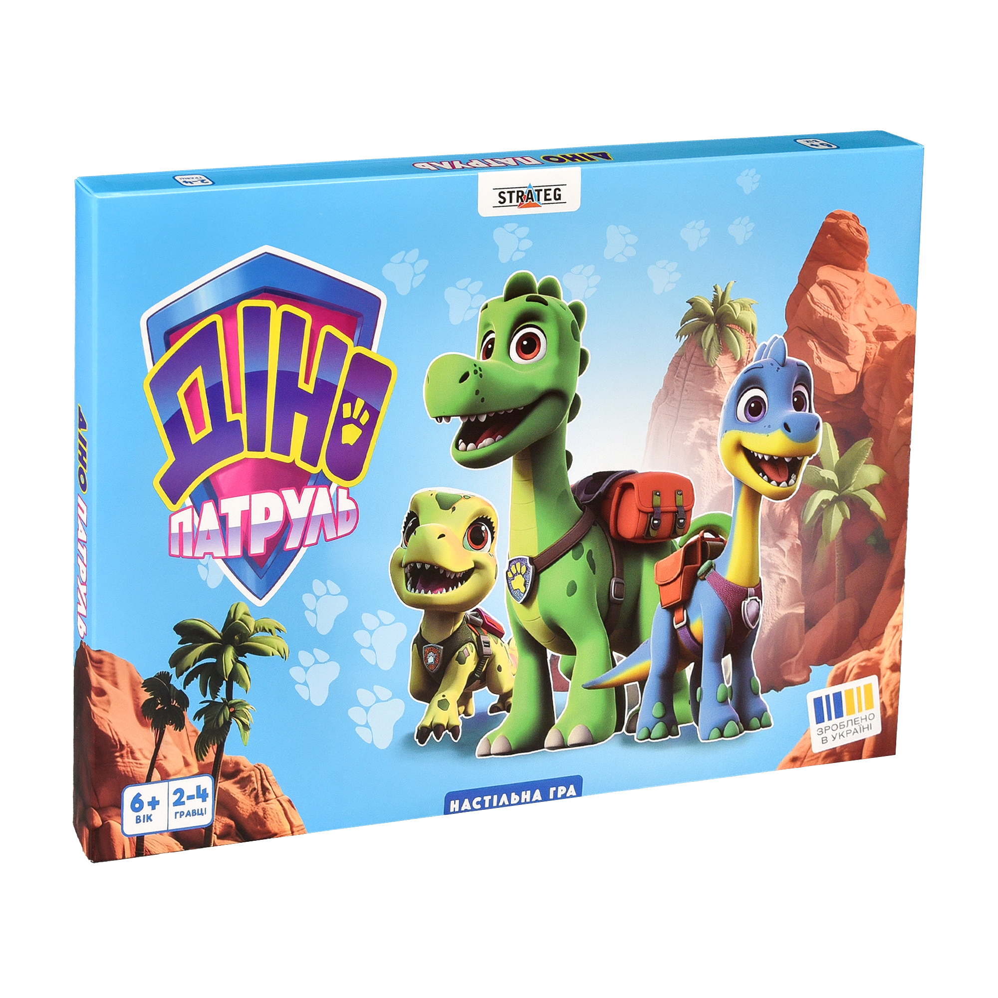 Настольная игра Дино Патруль на украинском языке (30645)