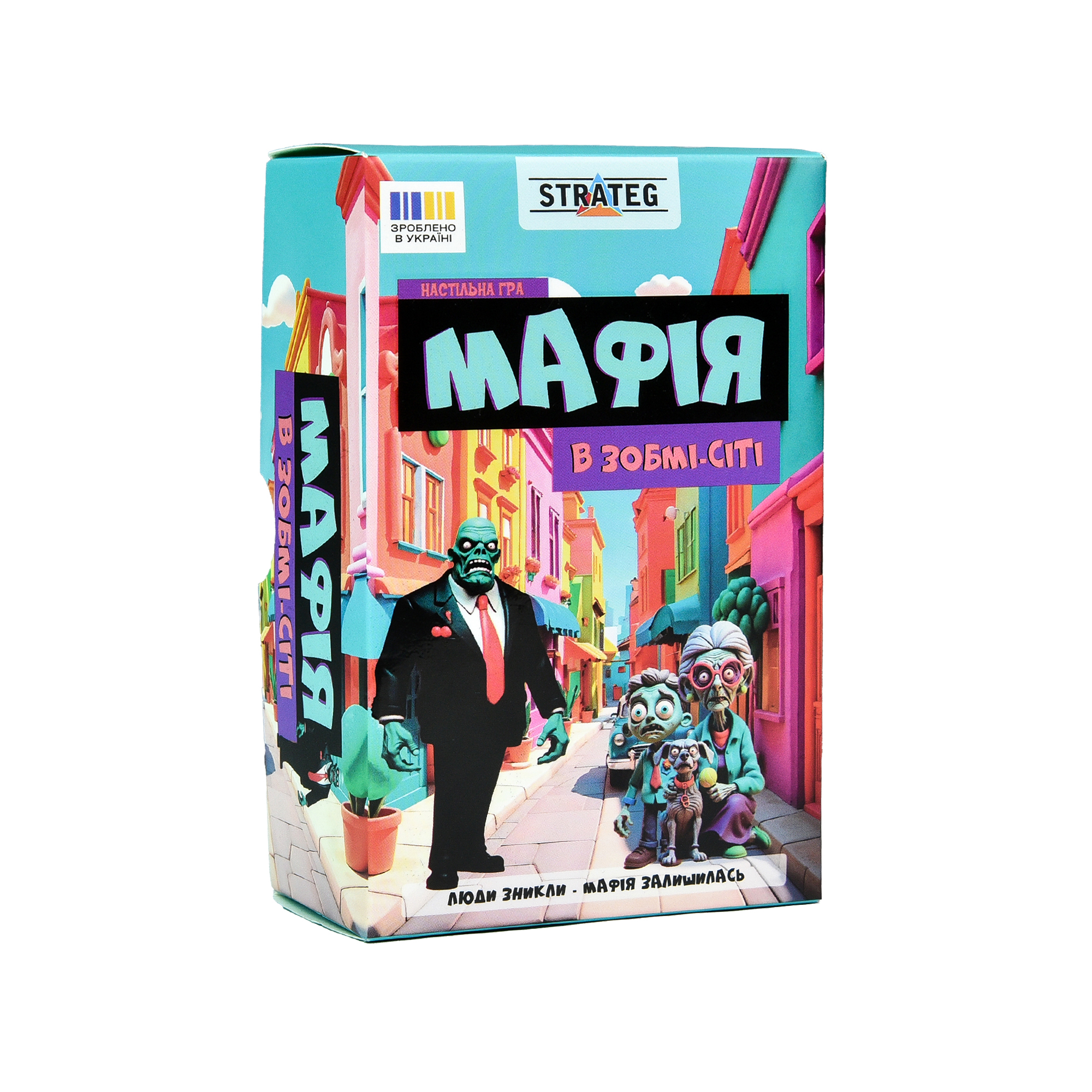 Настольная игра Strateg Мафия в Зомби-сити (укр) (30829)