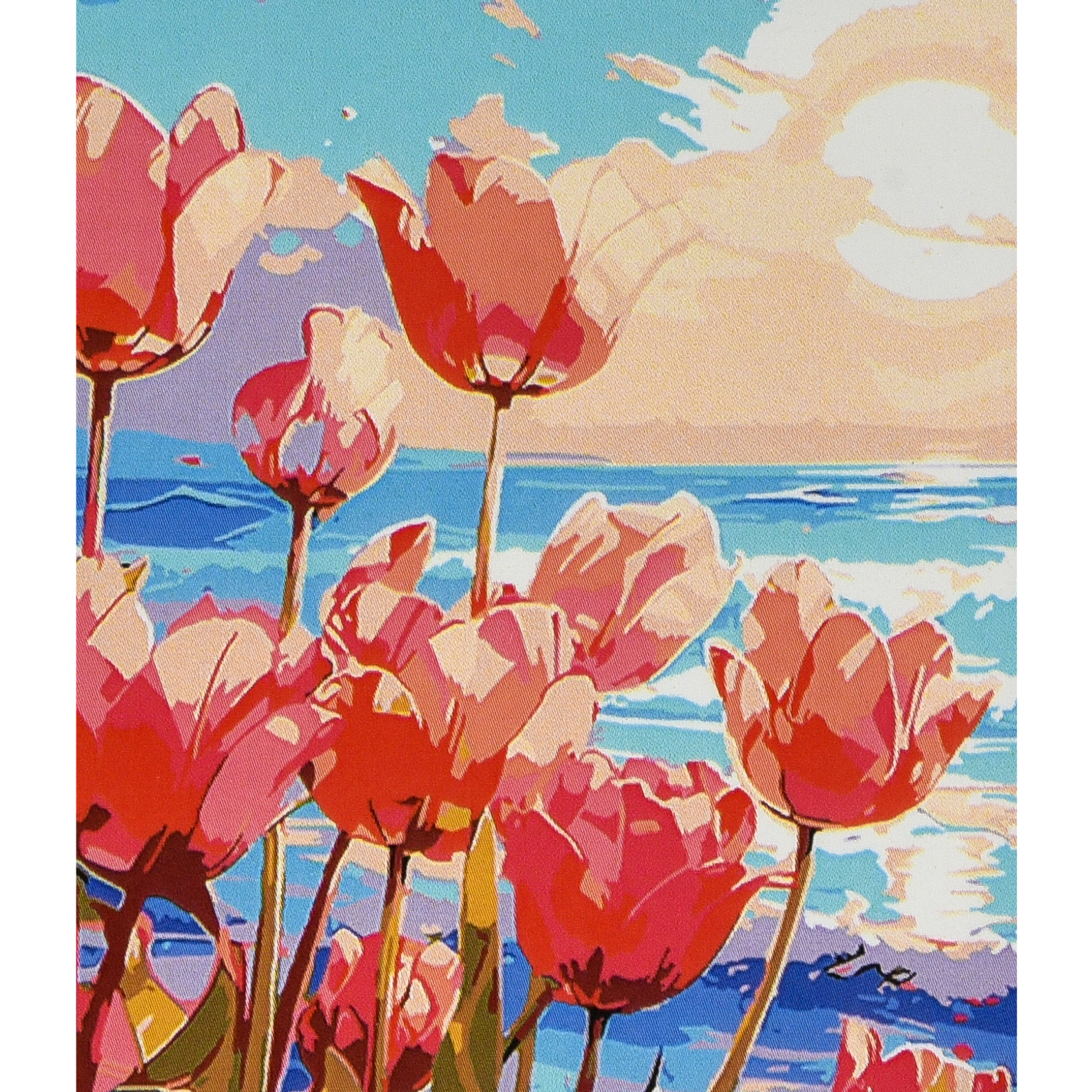 Malen nach Zahlen Strateg PREMIUM: Weg zum Meer, Größe 30 x 40 cm (SS1160)