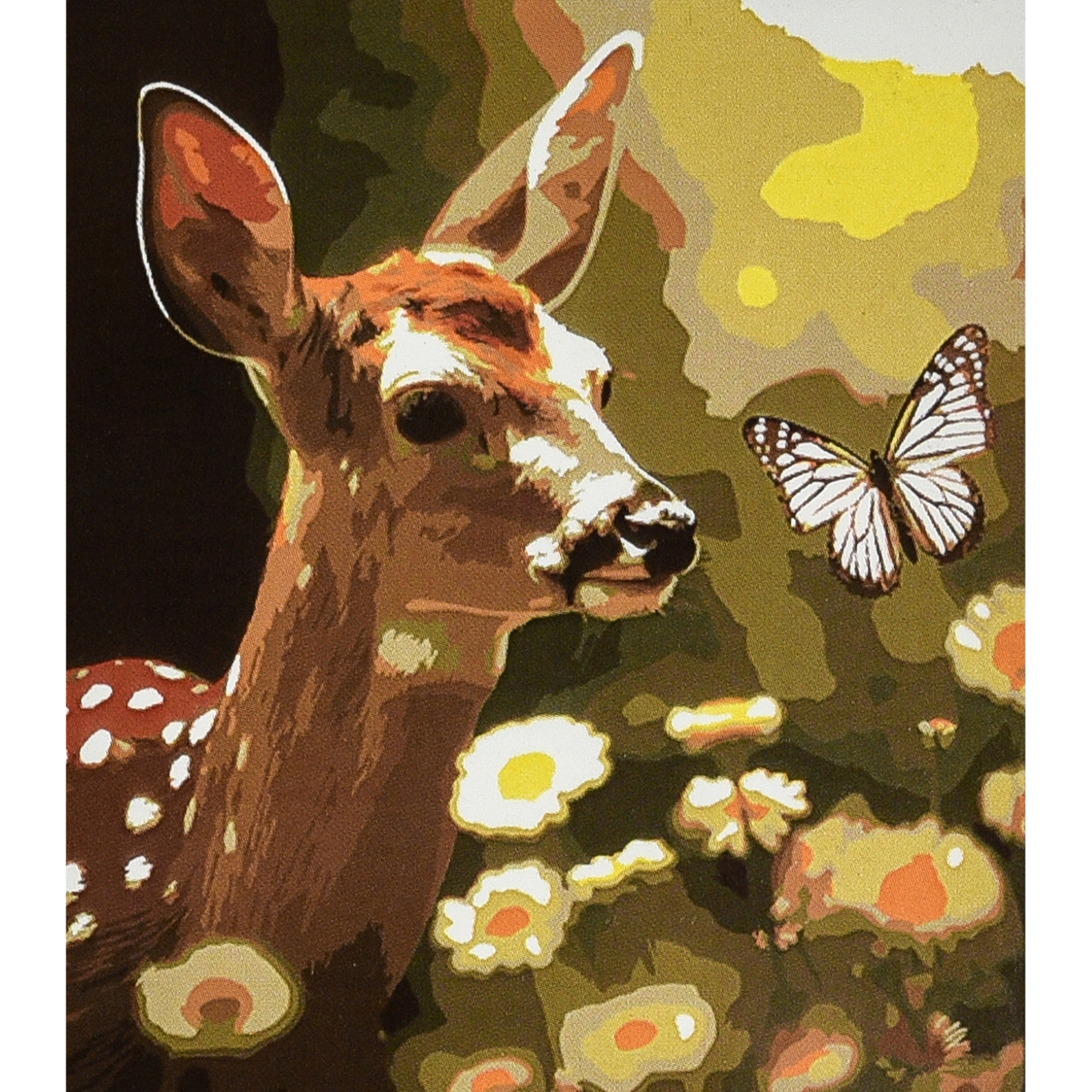 Strateg PREMIUM Malen nach Zahlen Hirsch 30x40 cm (SS1177)