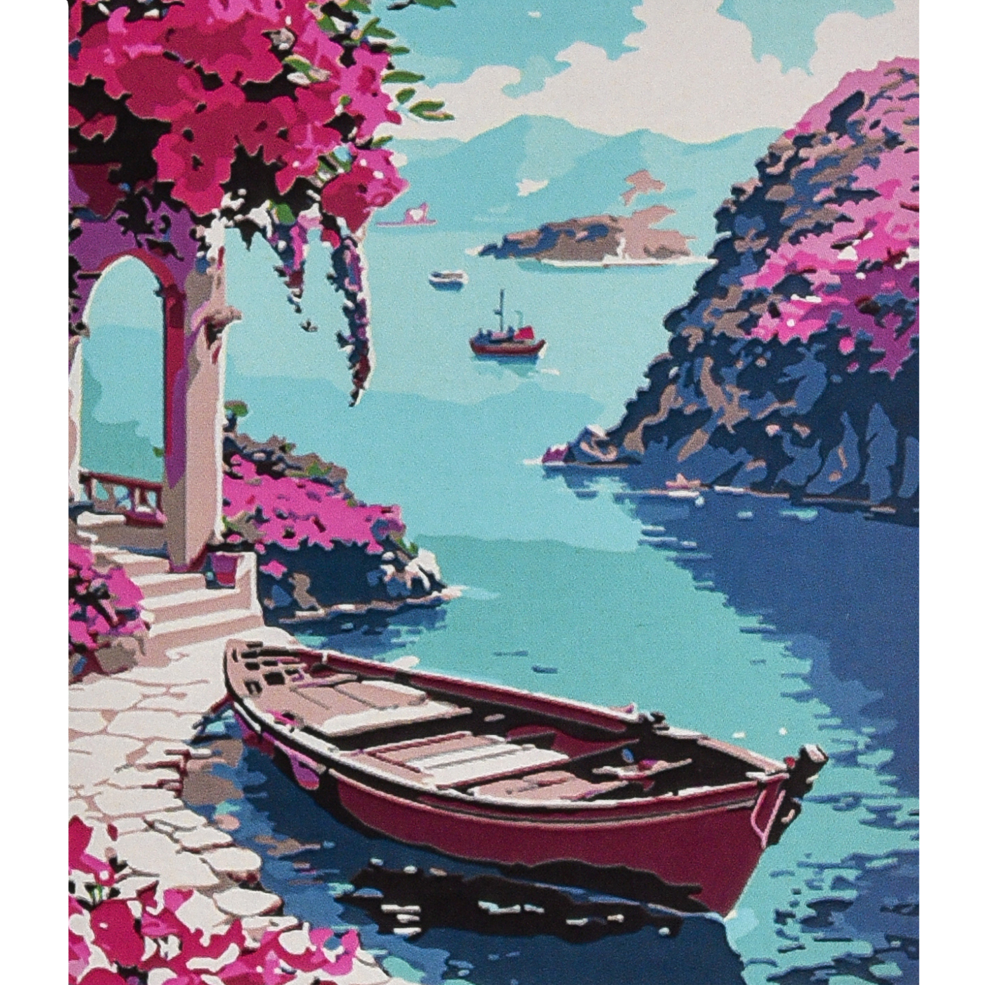 Malen nach Zahlen Strateg PREMIUM Provence, Größe 30 x 40 cm (SS1187)