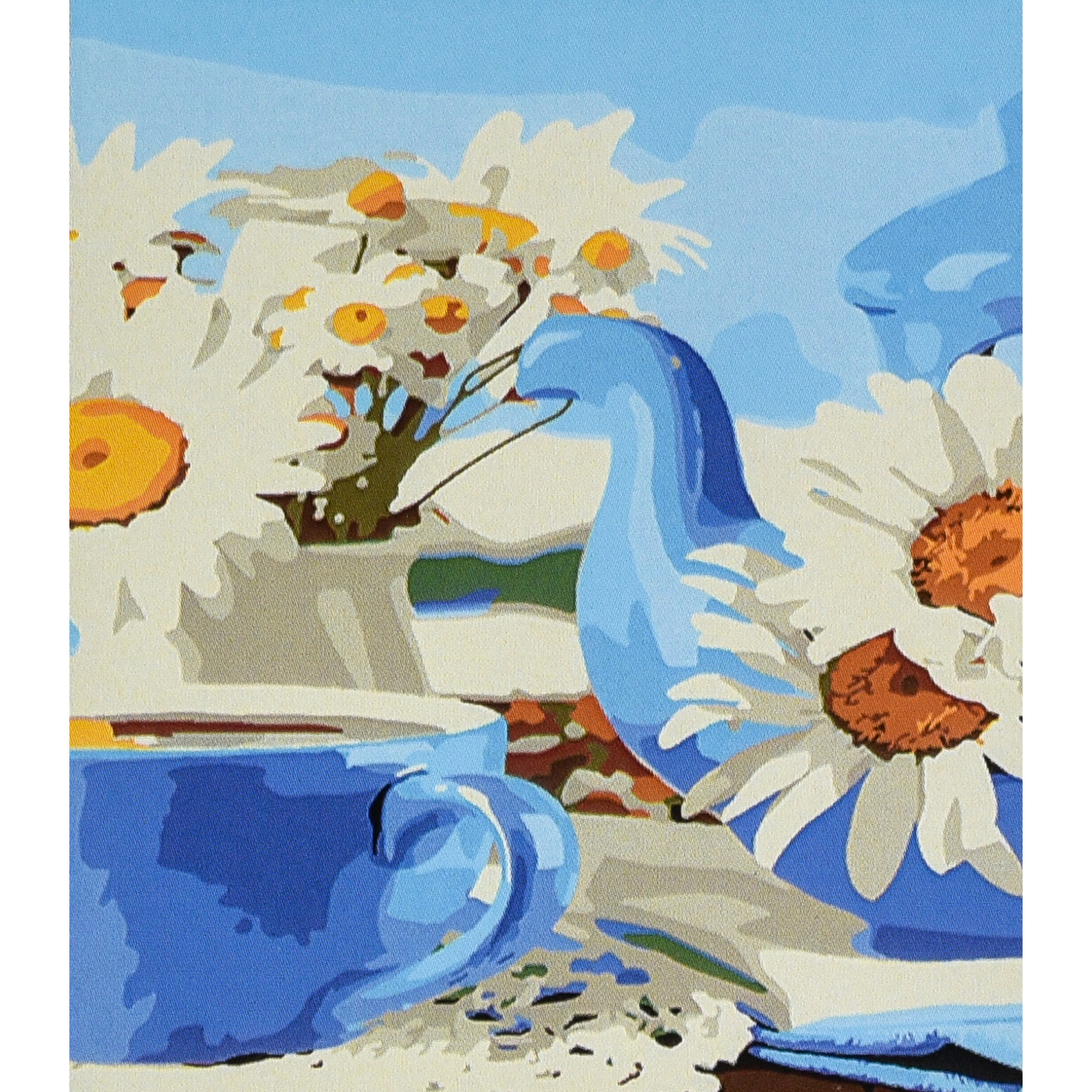 Malen nach Zahlen Strateg PREMIUM Teeparty, Größe 30 x 40 cm (SS1192)