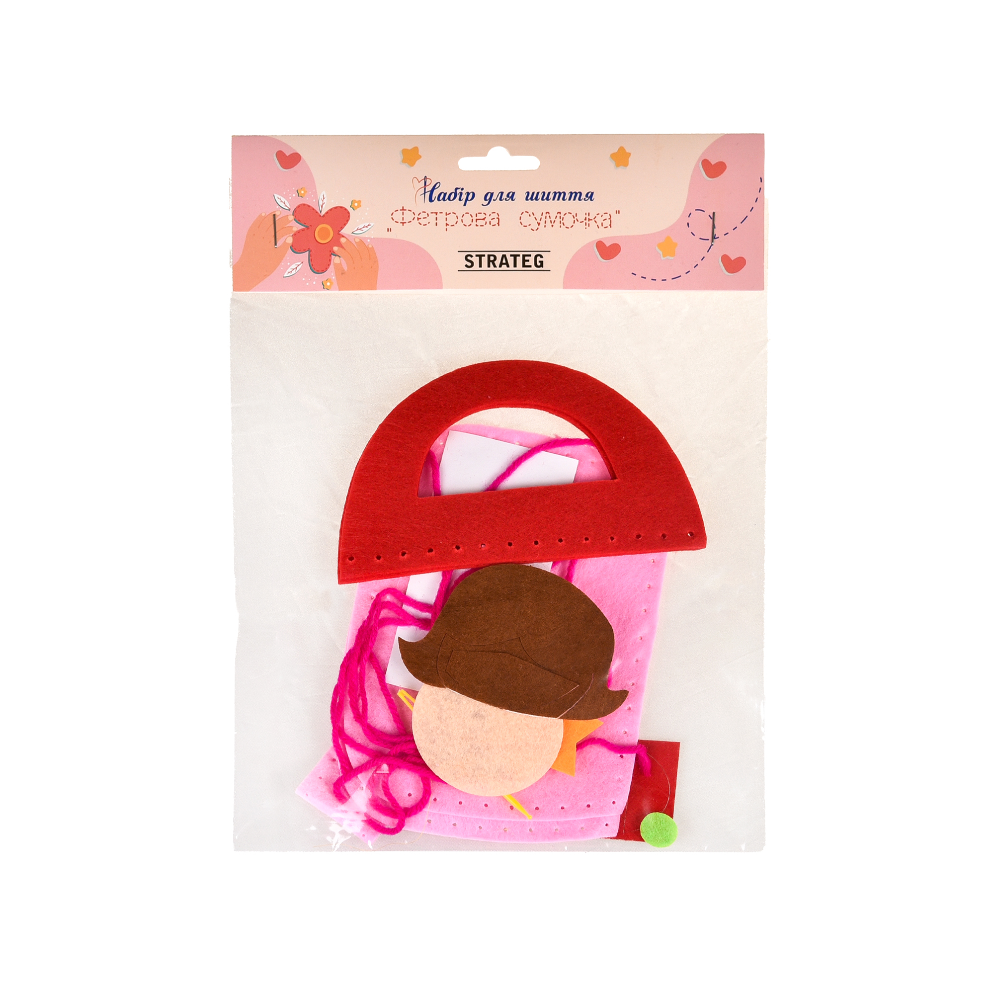 Nähset Strateg Filzhandtasche: Freunde (31031)