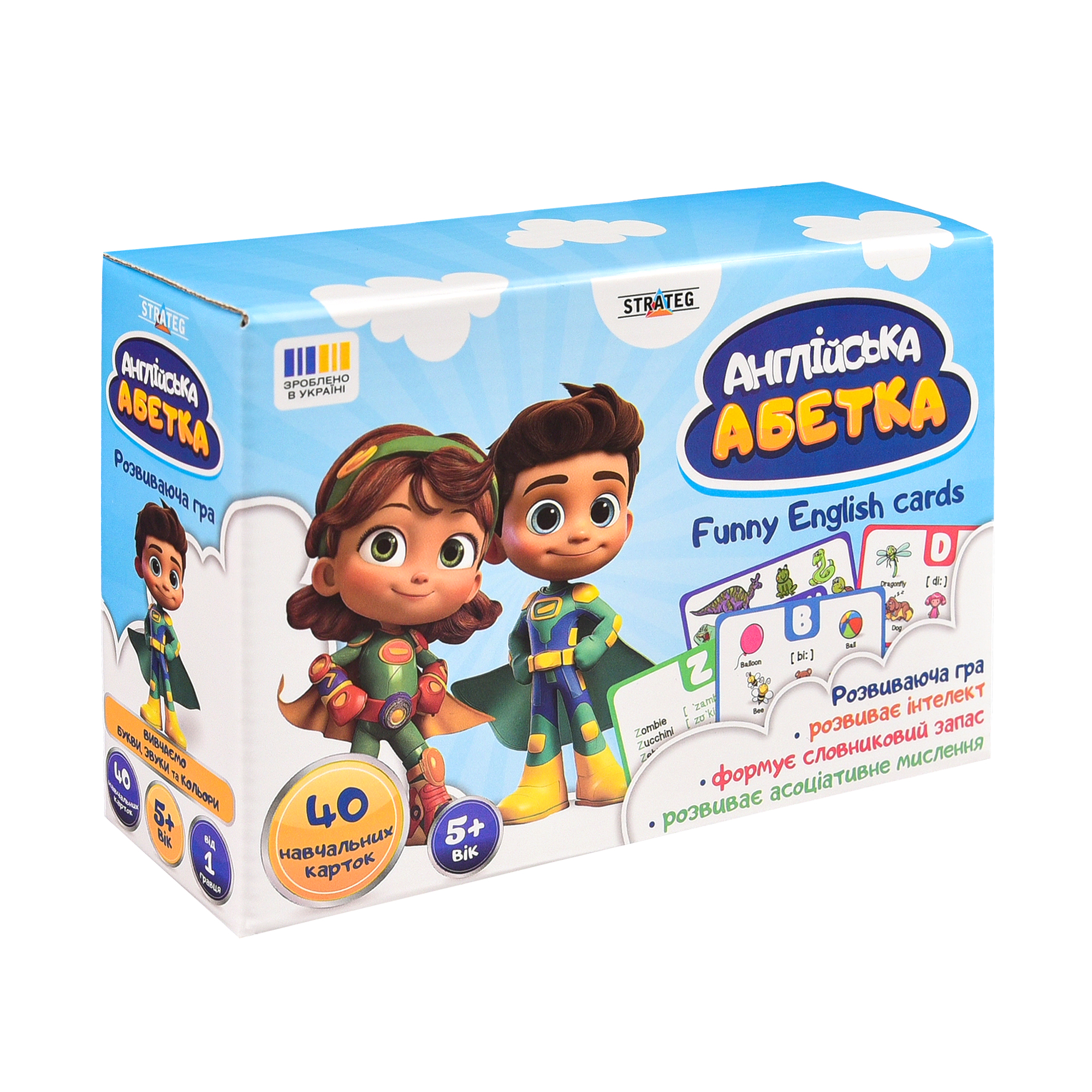 Настільна гра Strateg Англійська абетка (31034)
