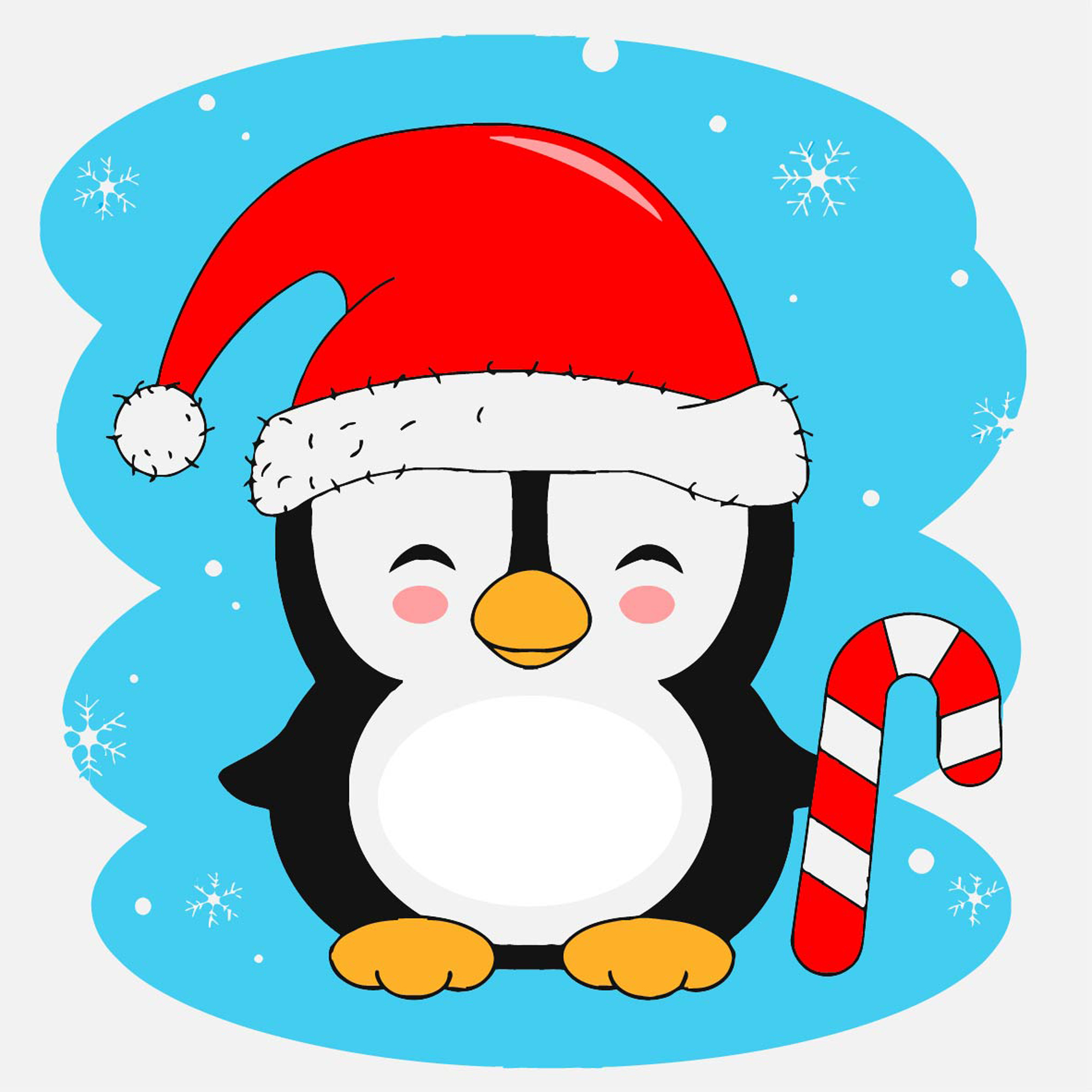 Пінгвін із льодяником 