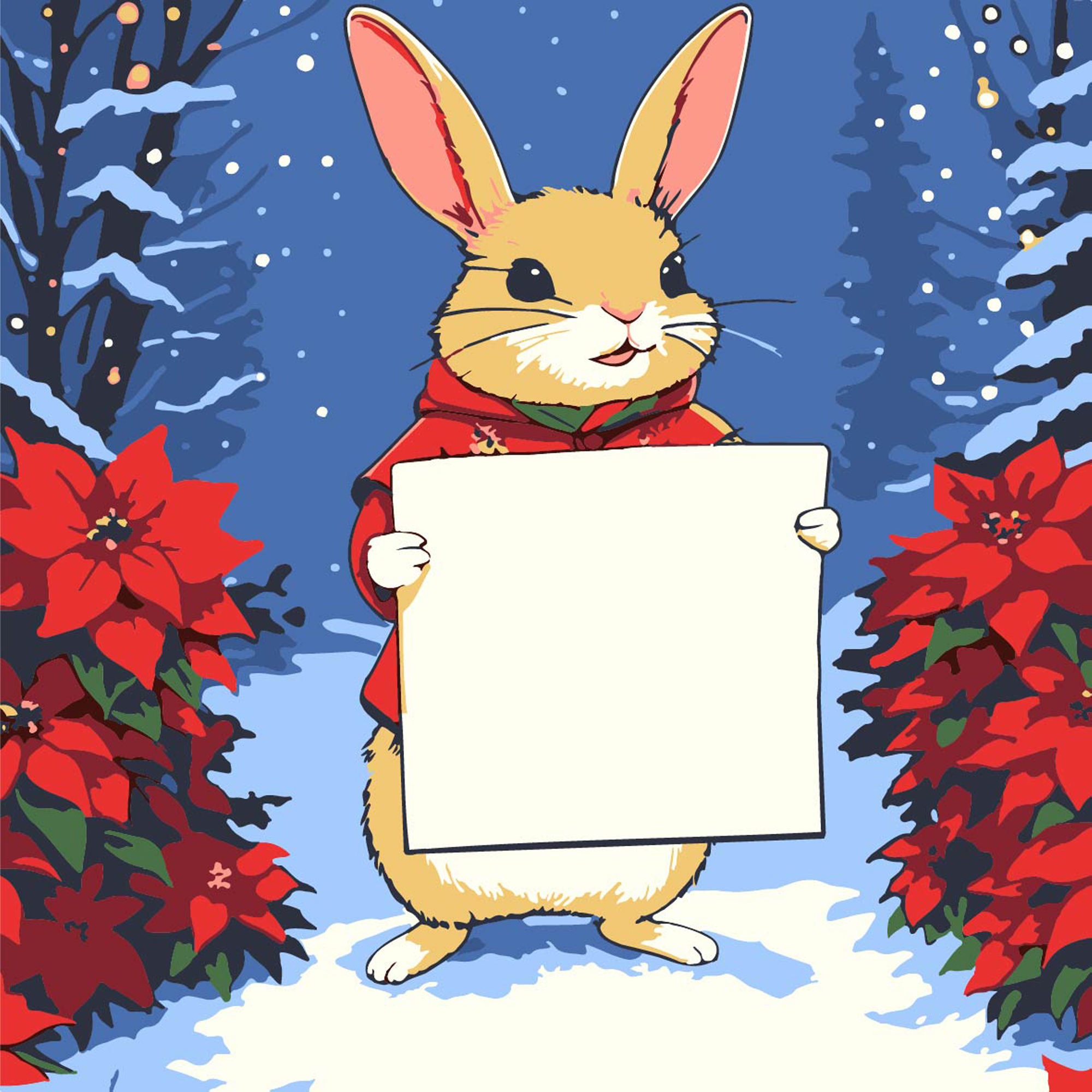 Зайчик з листівкою 