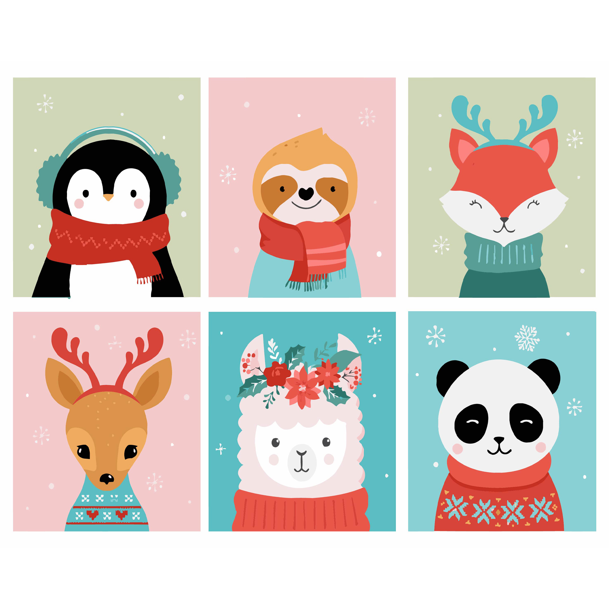 Зимние зверьки 