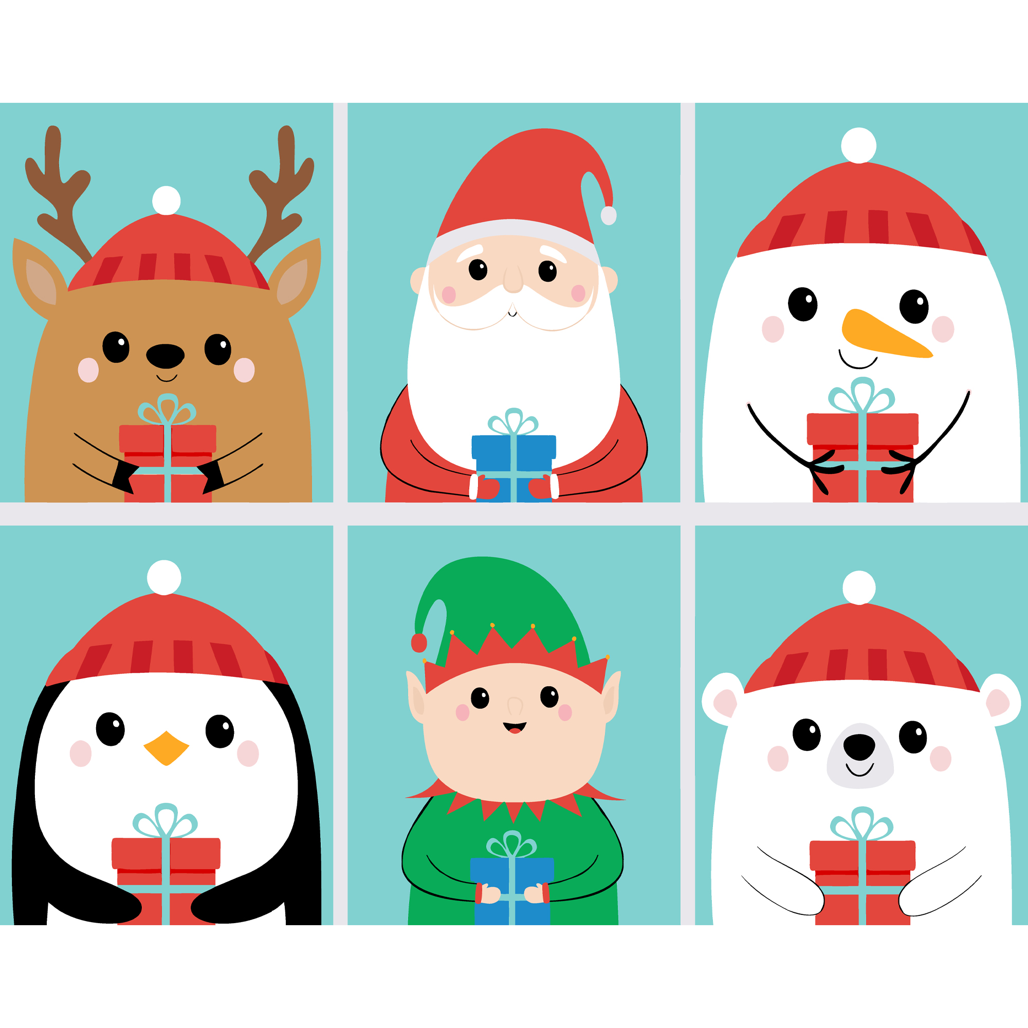 Malen nach Zahlen Strategie Weihnachtsgesellschaft, 40 x 50 cm (VG017)