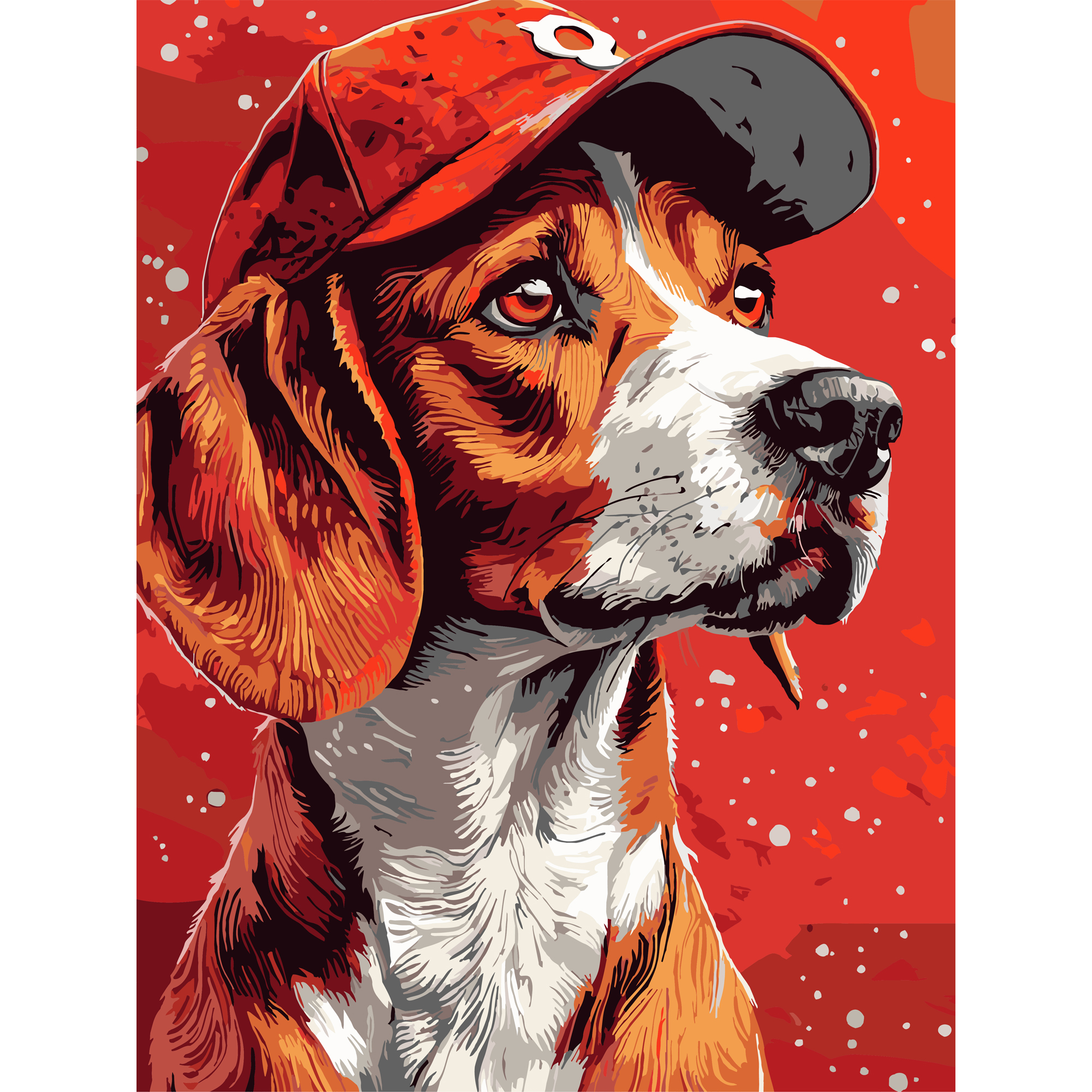 Dog in a cap 30Х40 (SS-1260)