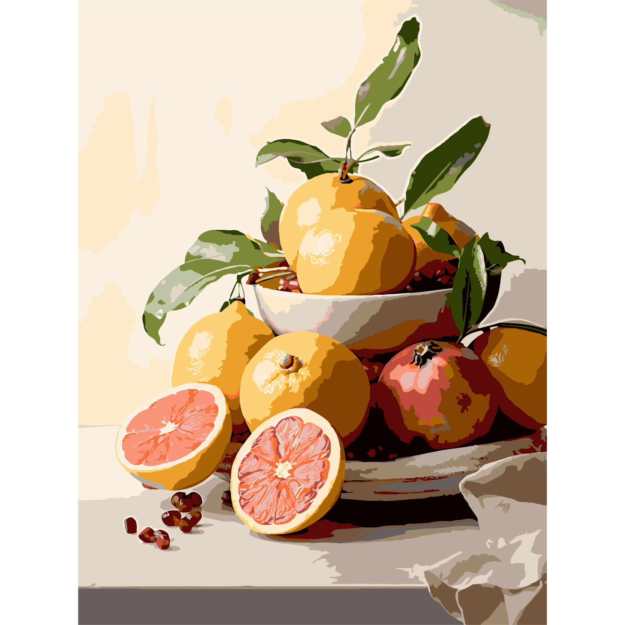 Фруктовый натюрморт 30Х40 (SS-1263)