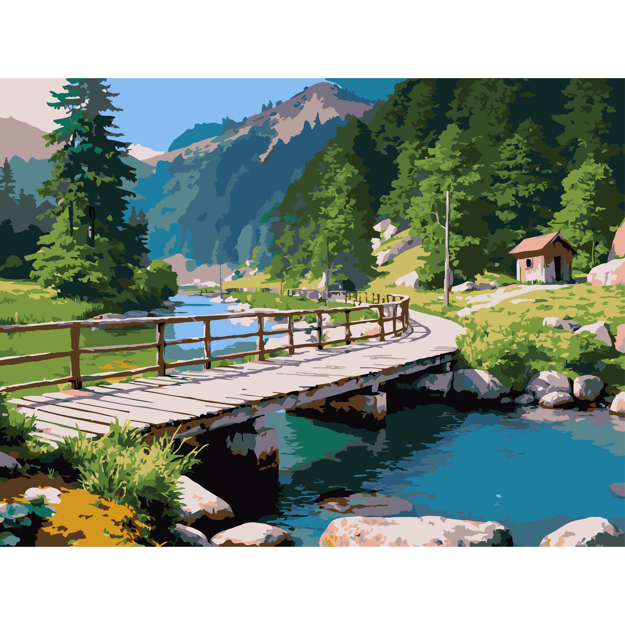 Bridge over the river 30Х40 (SS-1276)