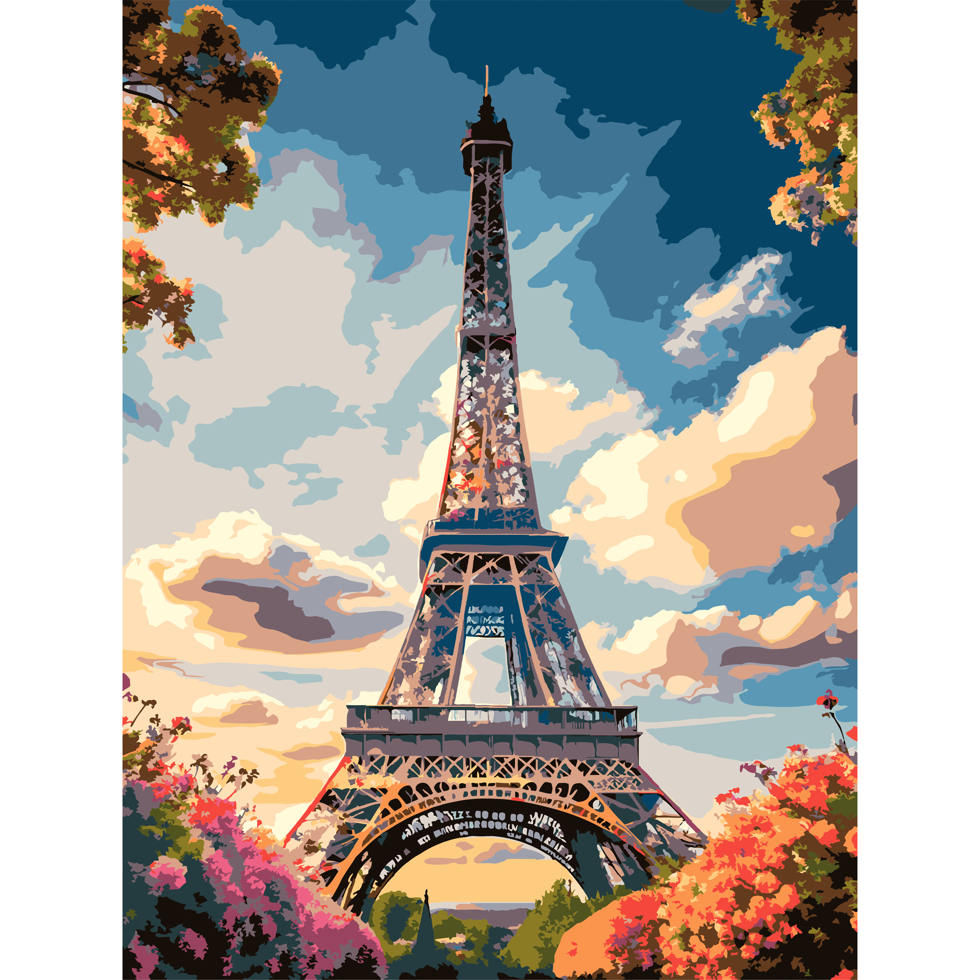 Eiffel Tower 30Х40 (SS-1280)