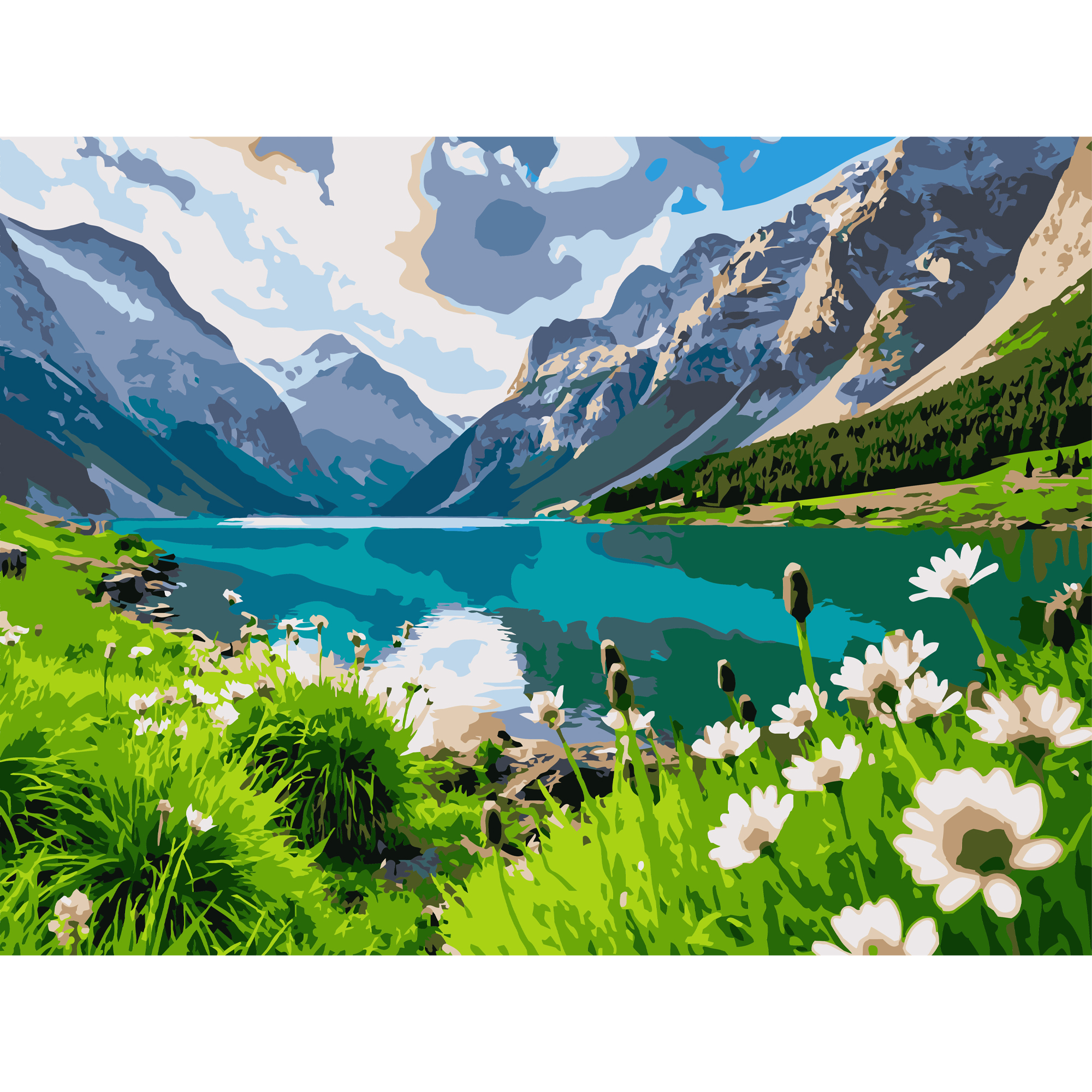 Альпийская долина 30Х40 (SS-1292)