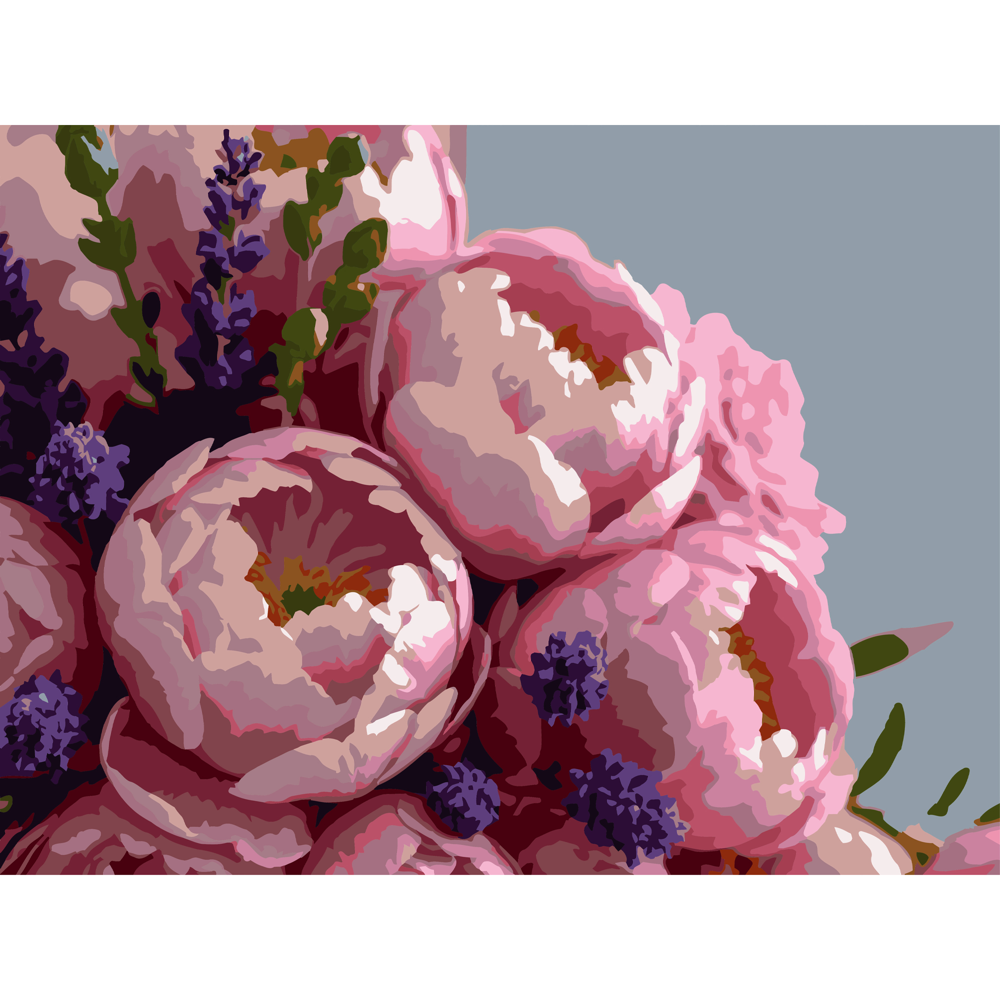 Пишні півонії 30Х40 (SS-1312)