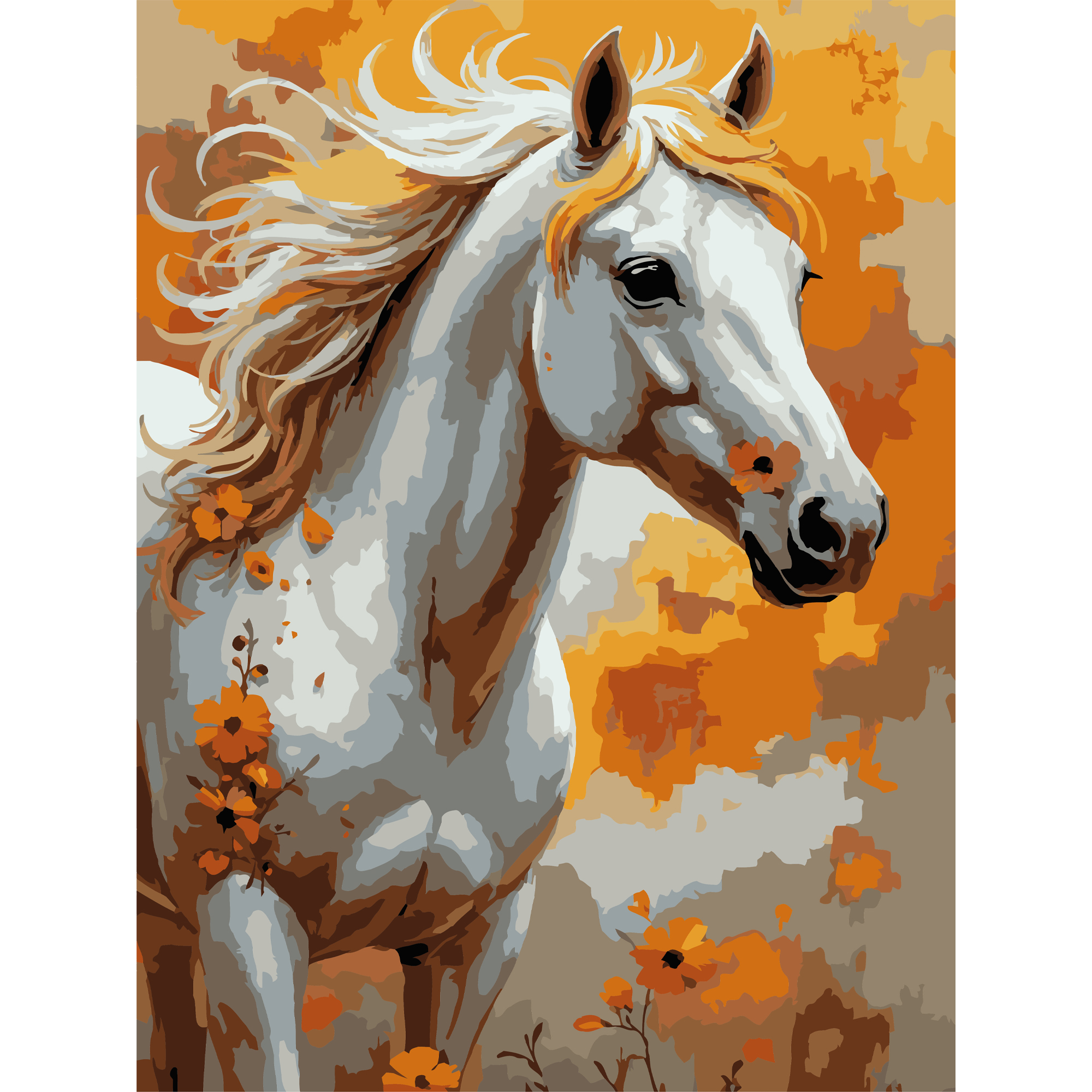 Білий кінь 30Х40 (SS-1313)