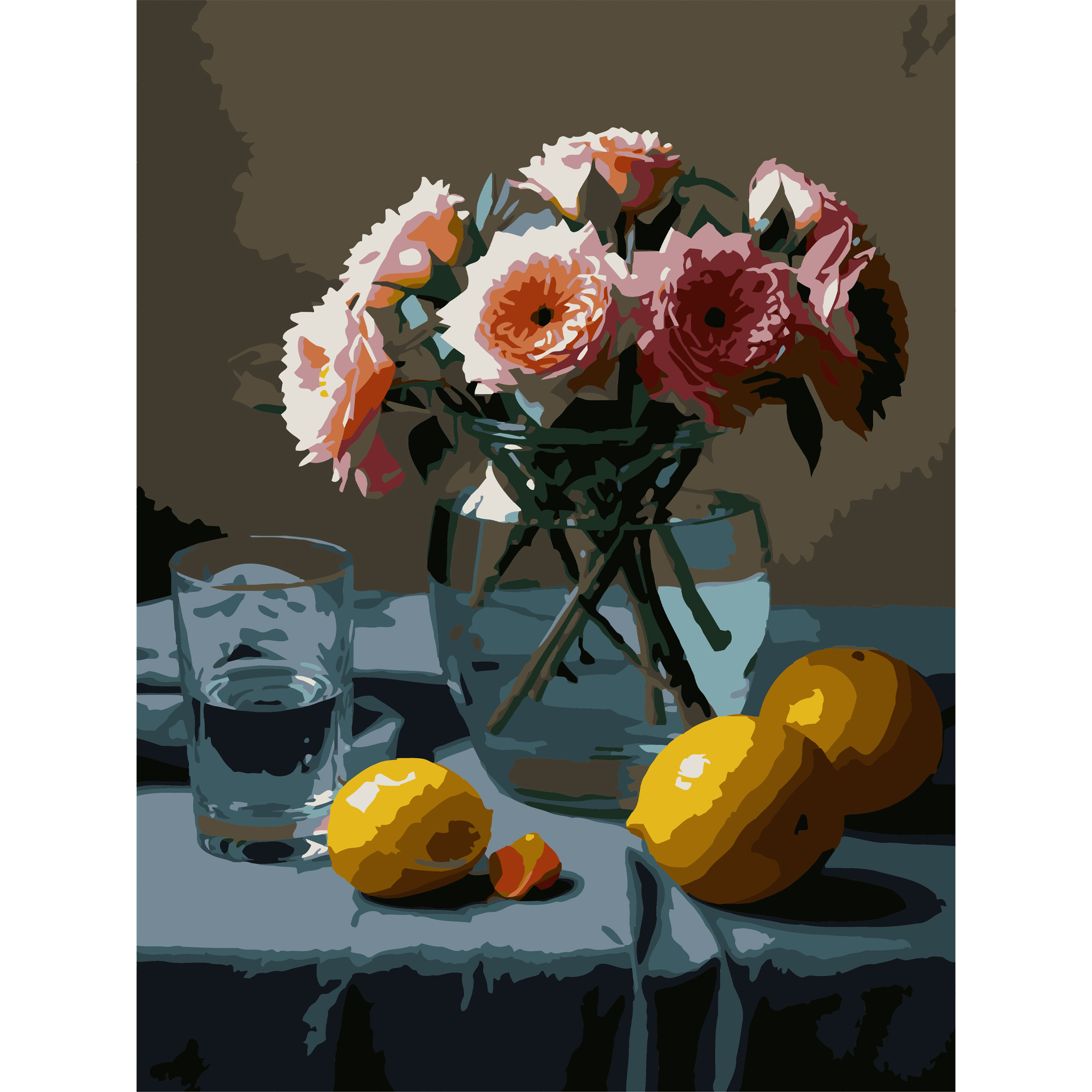 Квіти й лимони 30Х40 (SS-1316)