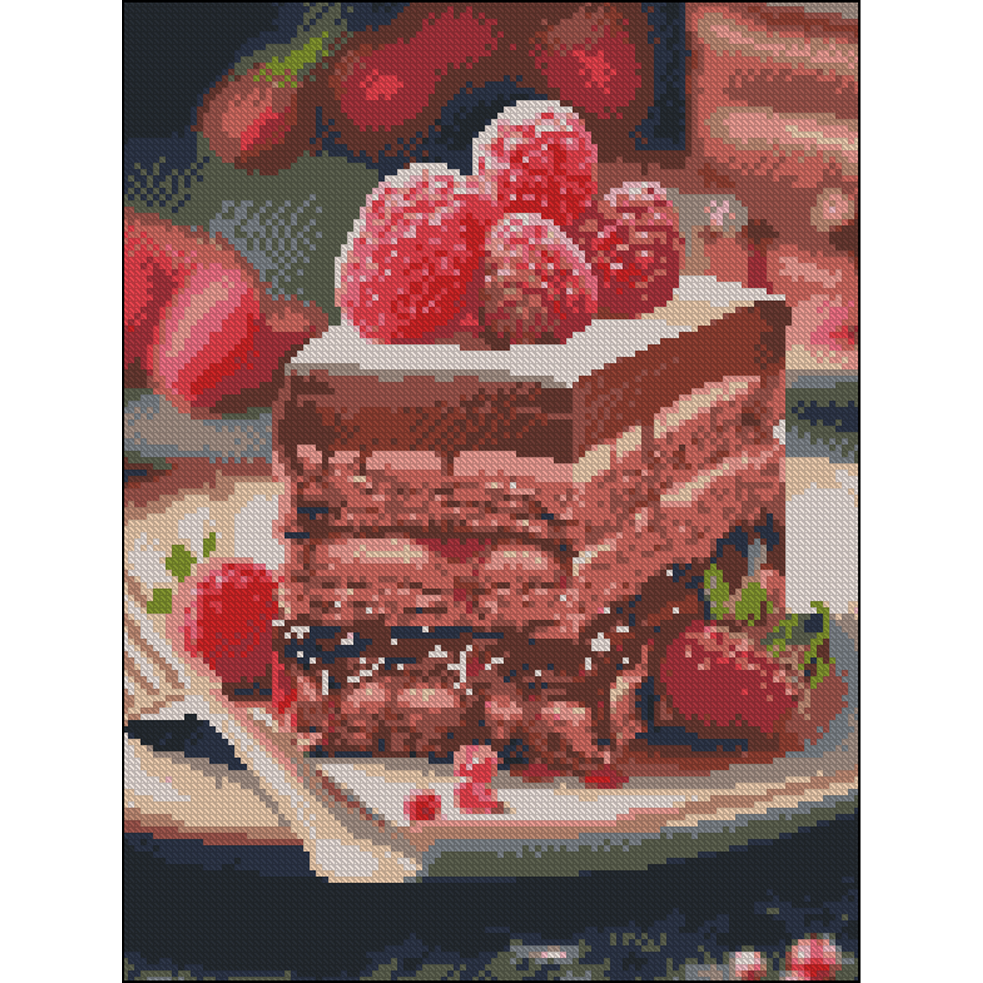 Diamond painting Strateg Chocolate dessert 