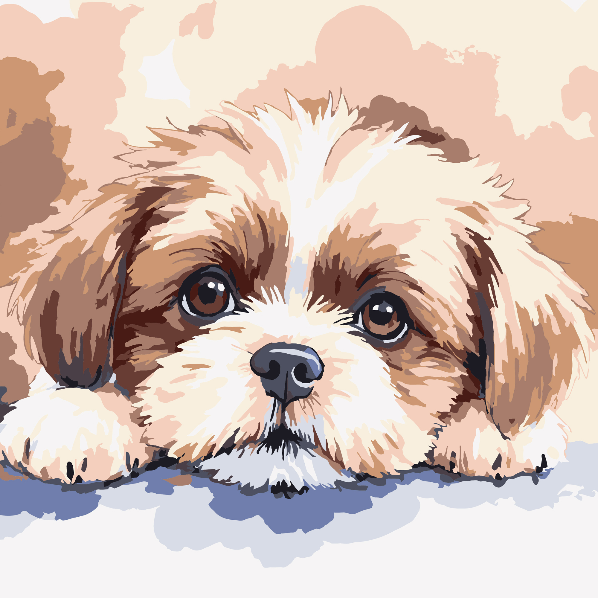 Милый щенок 