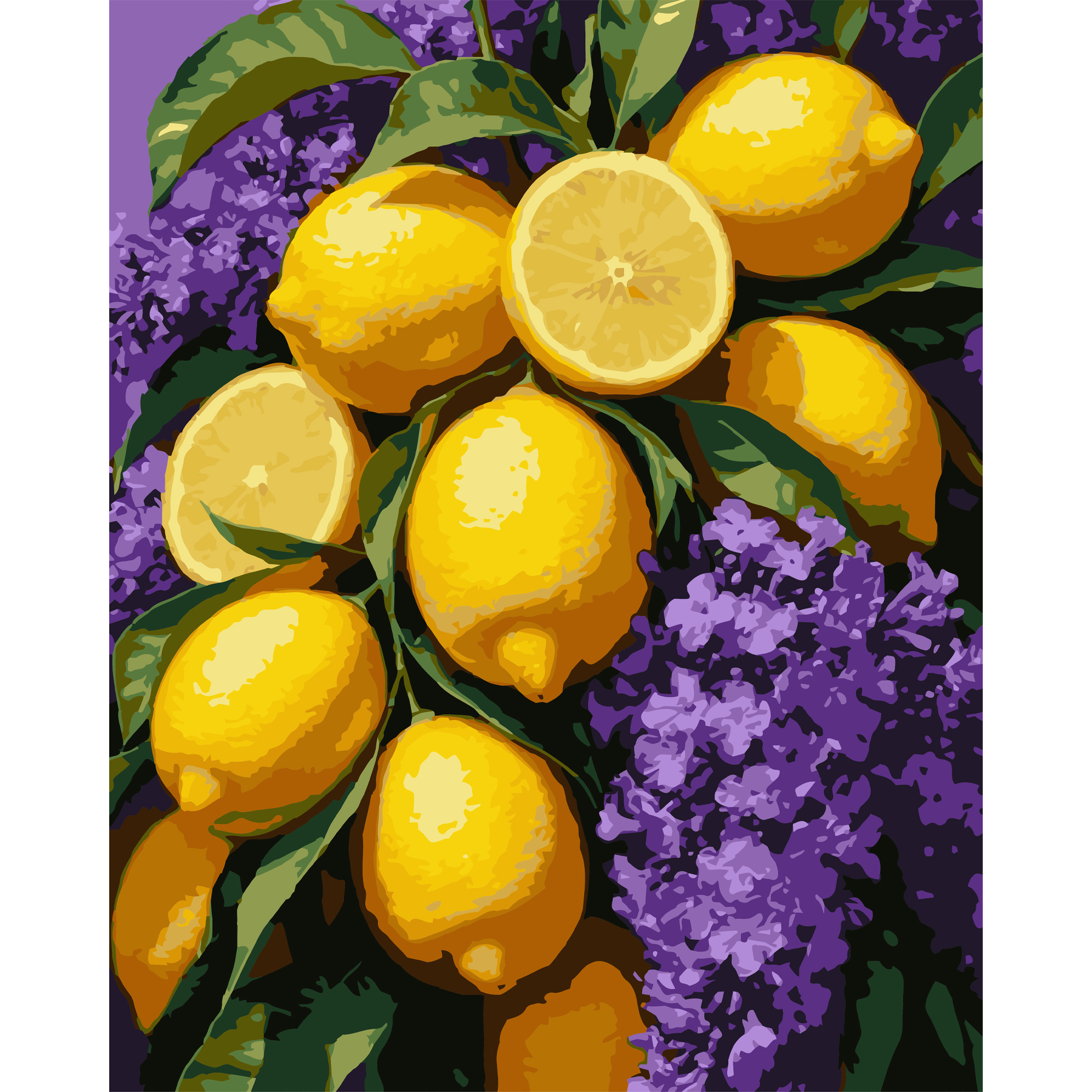 Summer lemons 40X50 (VG025)