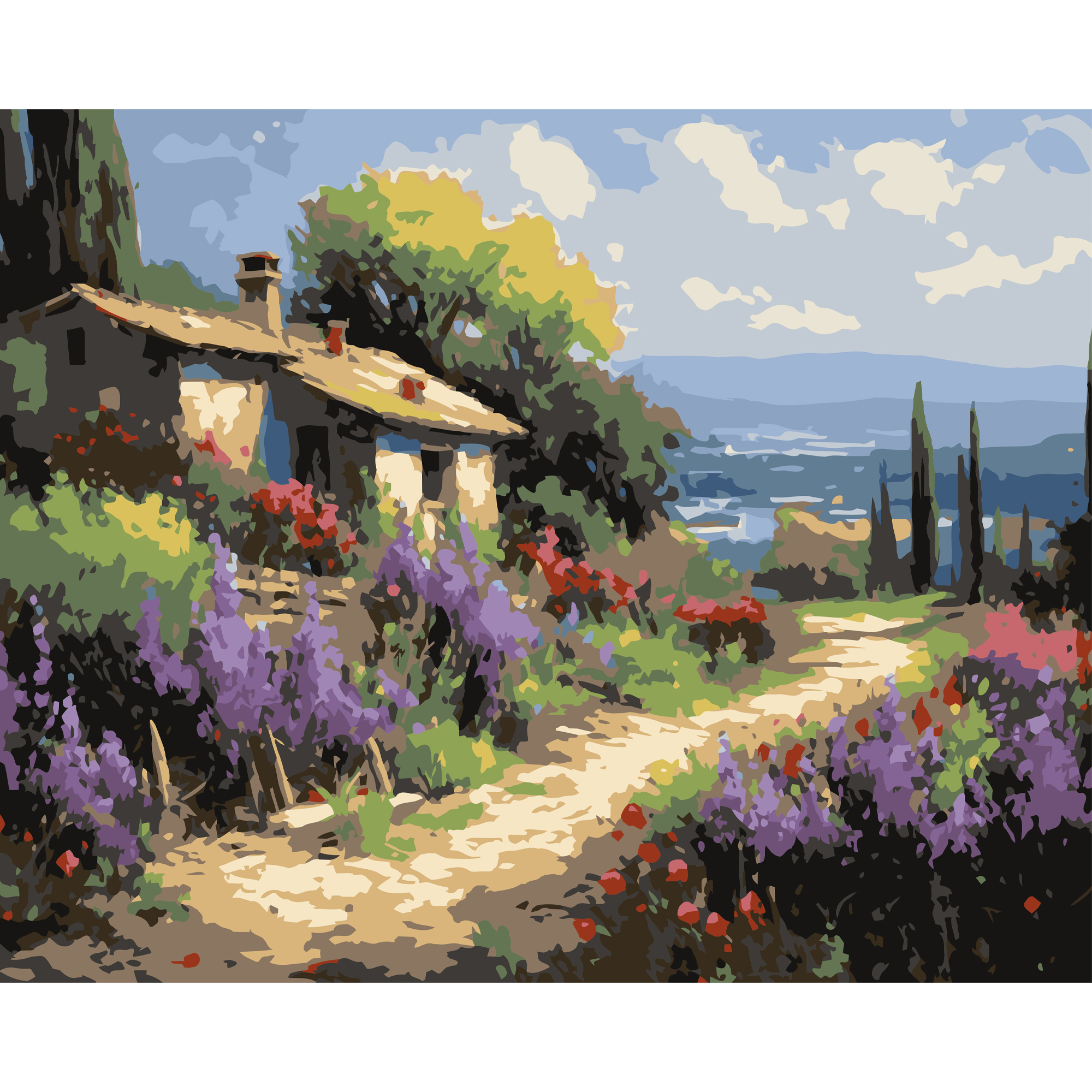 Picturesque path 40X50 (VG033)