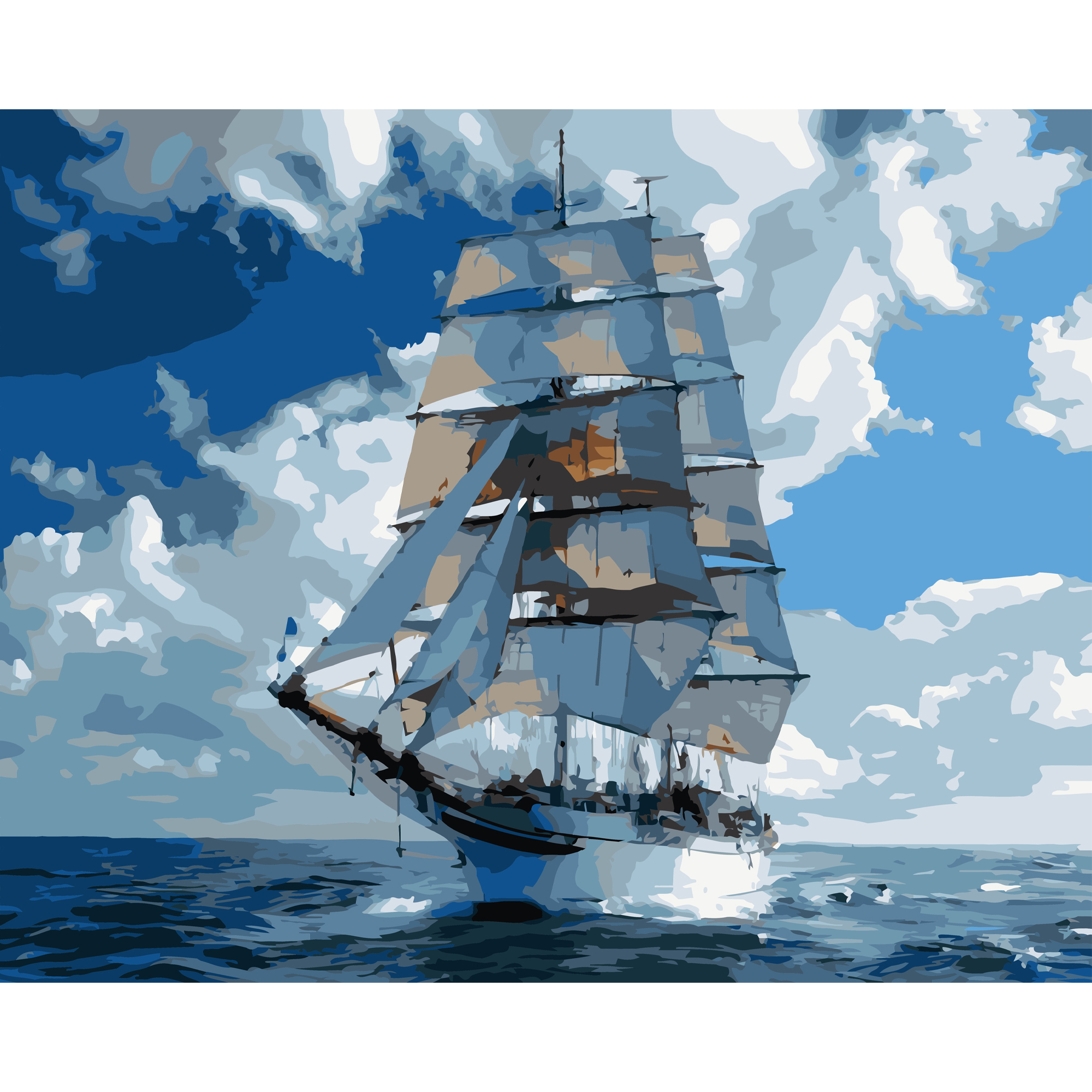 Под парусом 40Х50 (VG037)