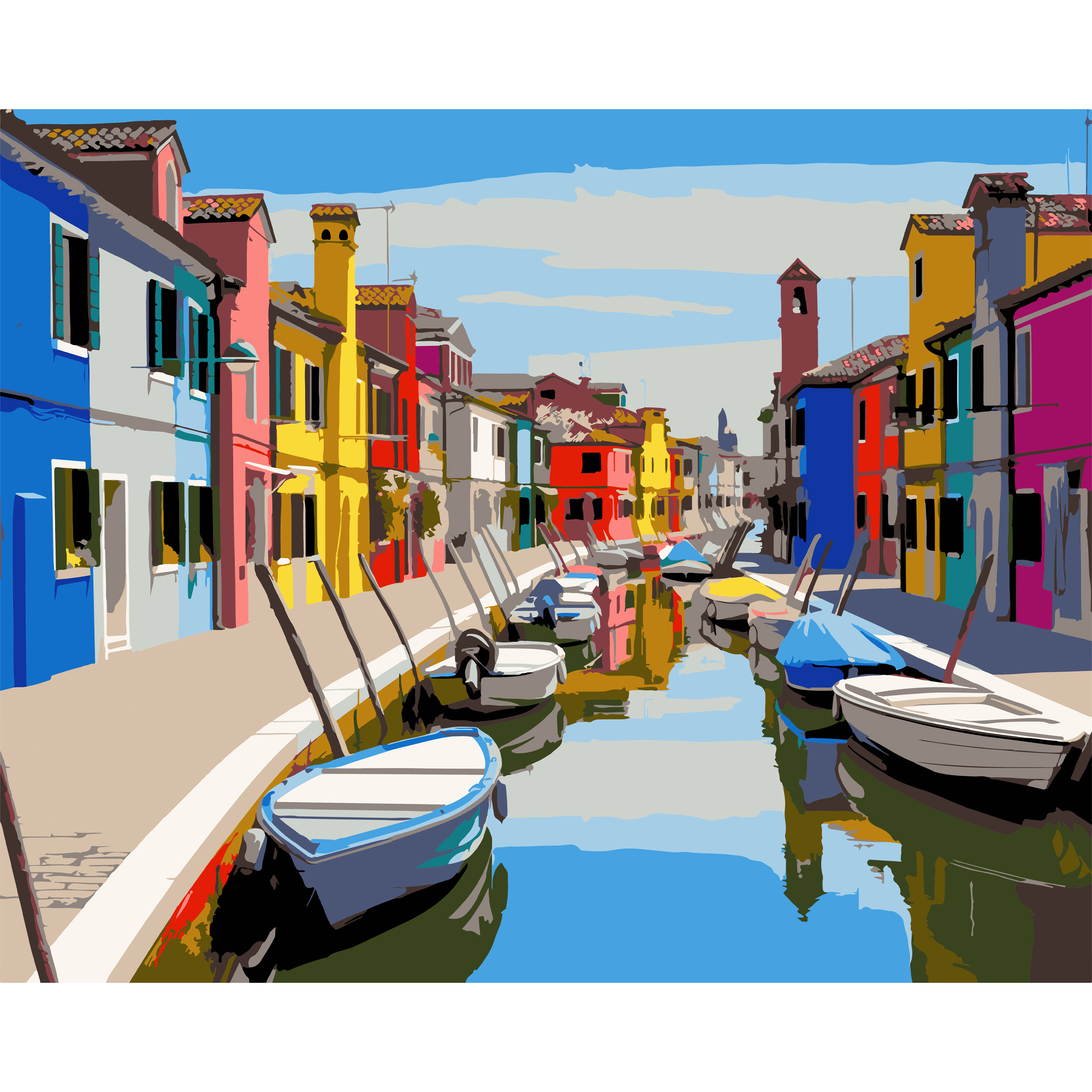 Будинки над водою 40Х50 (VG052)