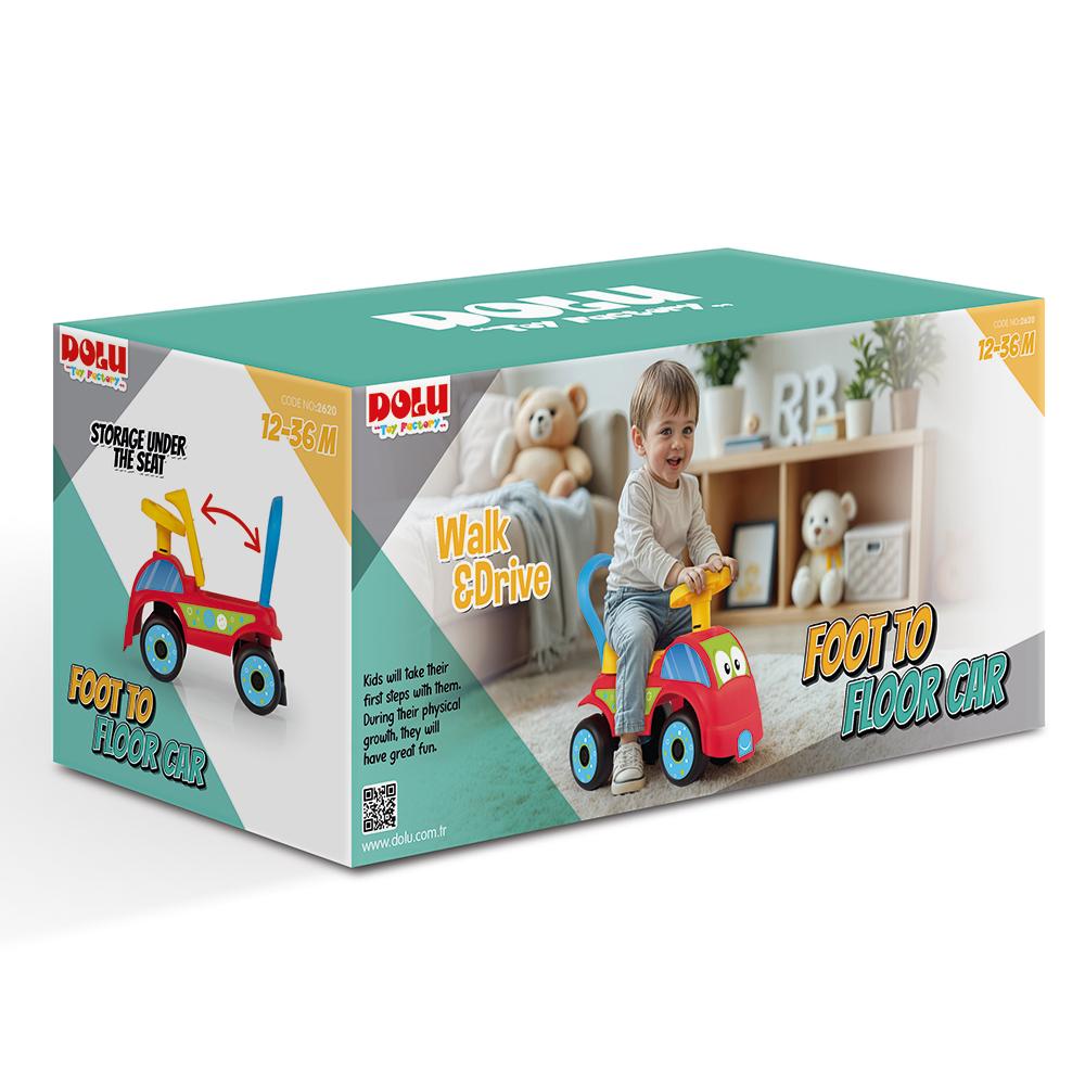 Children's red-yellow tolokar TM Dolu 2620D