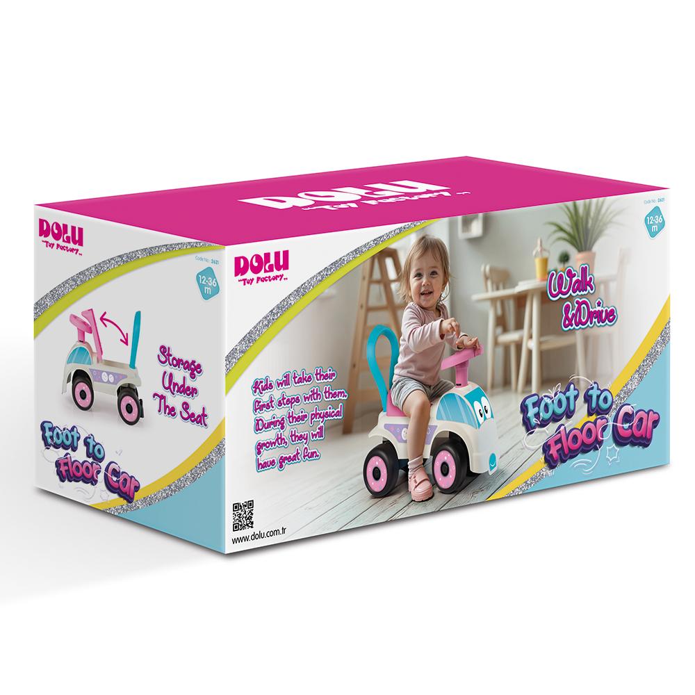 Children's white and pink tolokar TM Dolu 2621D