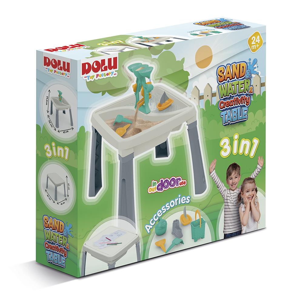 Children's toy table for creativity 3in1 TM Dolu 2677D