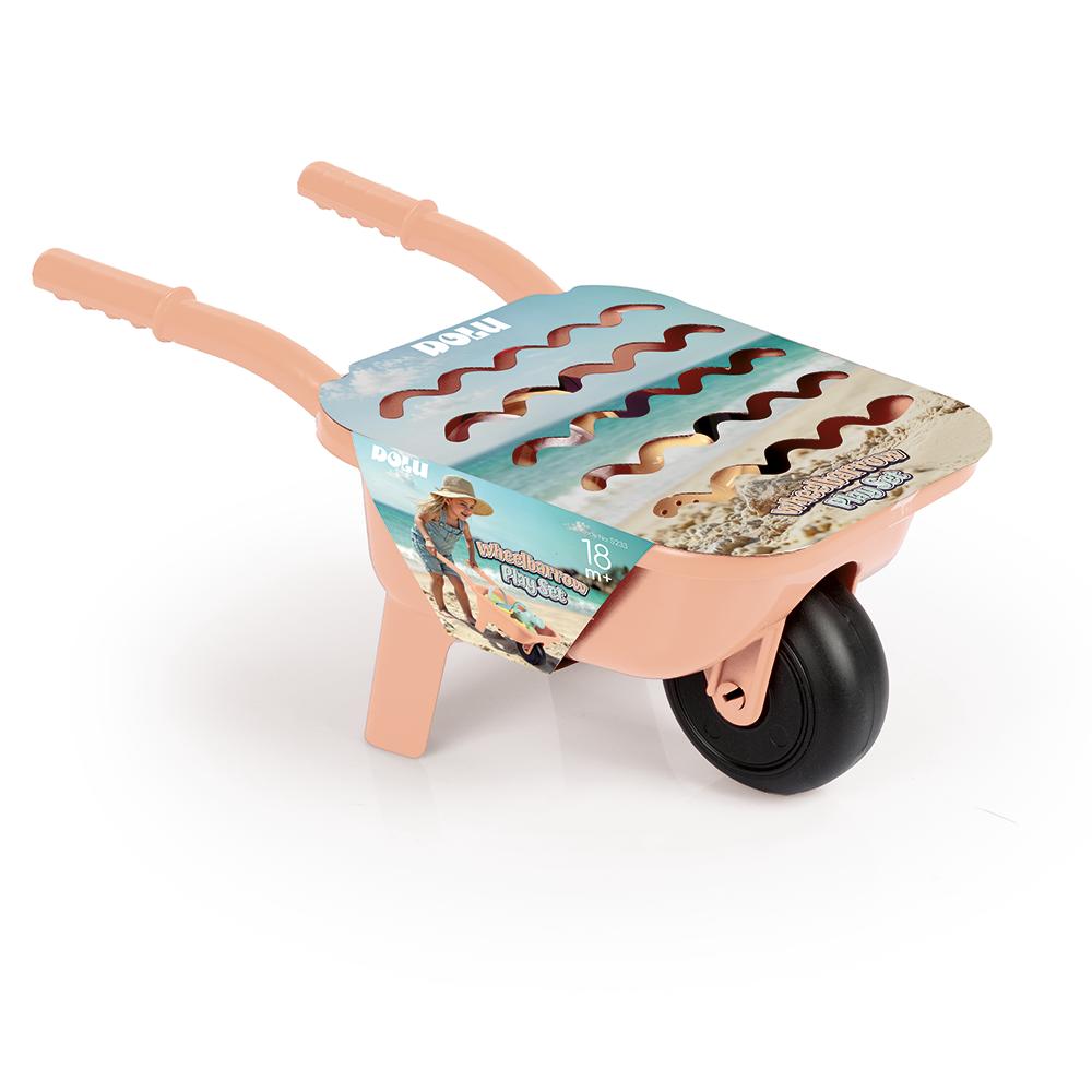 Children's sand play set with a wheelbarrow TM Dolu 5233D