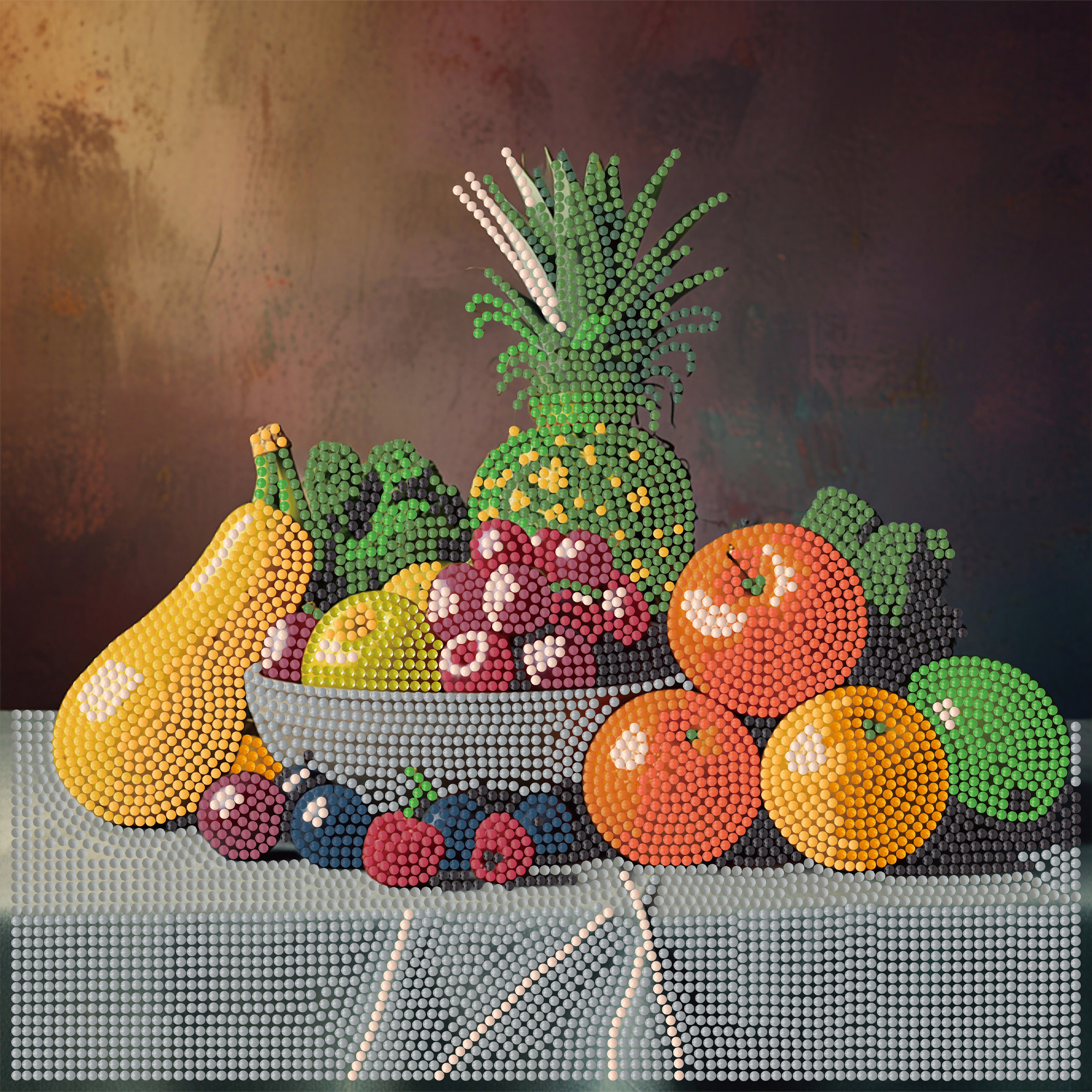 Алмазна картина Strateg Екзотичні фрукти 