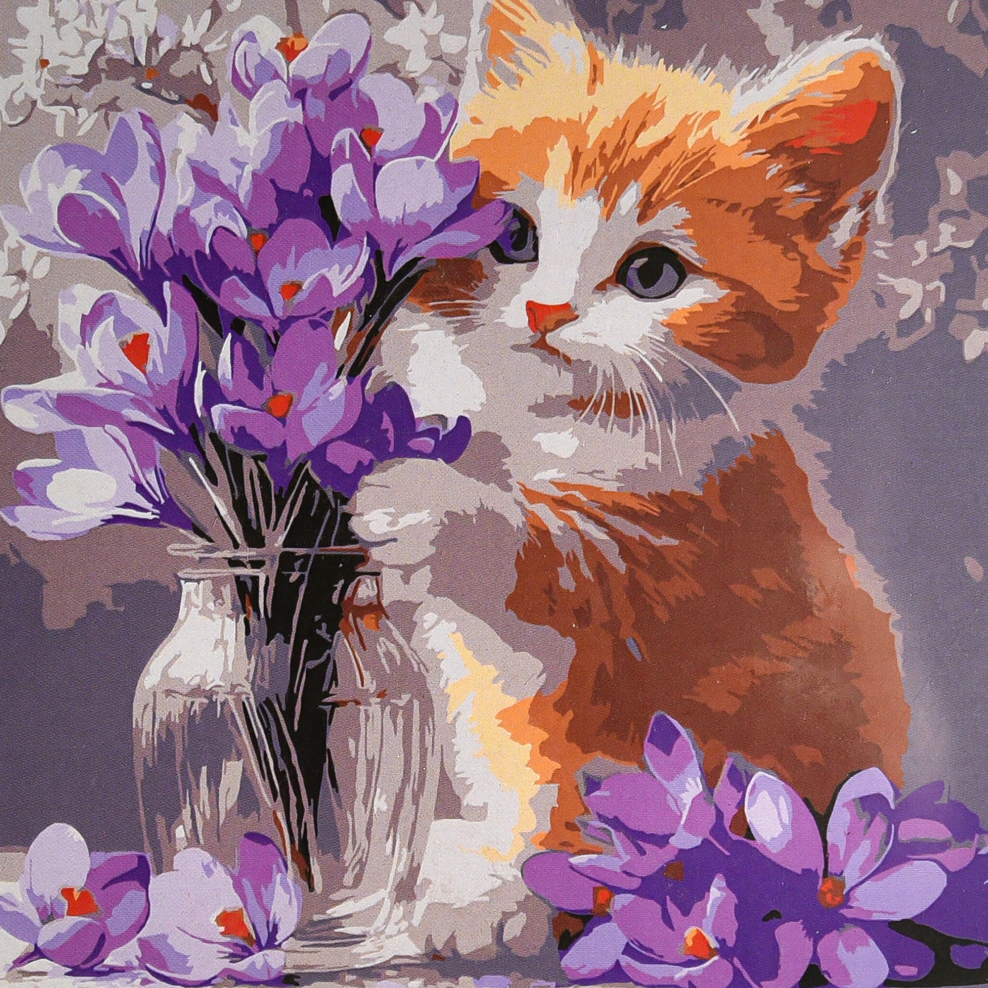 Кошеня і крокуси (ES-0919)