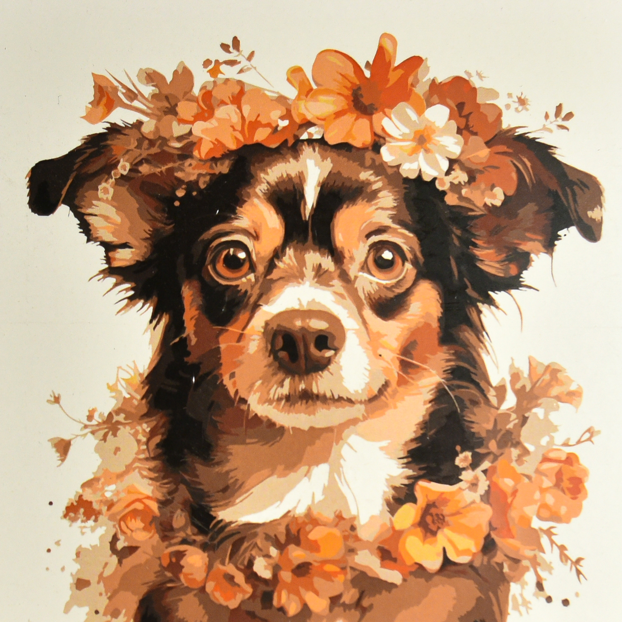 Песик у вінку (ES-0921)