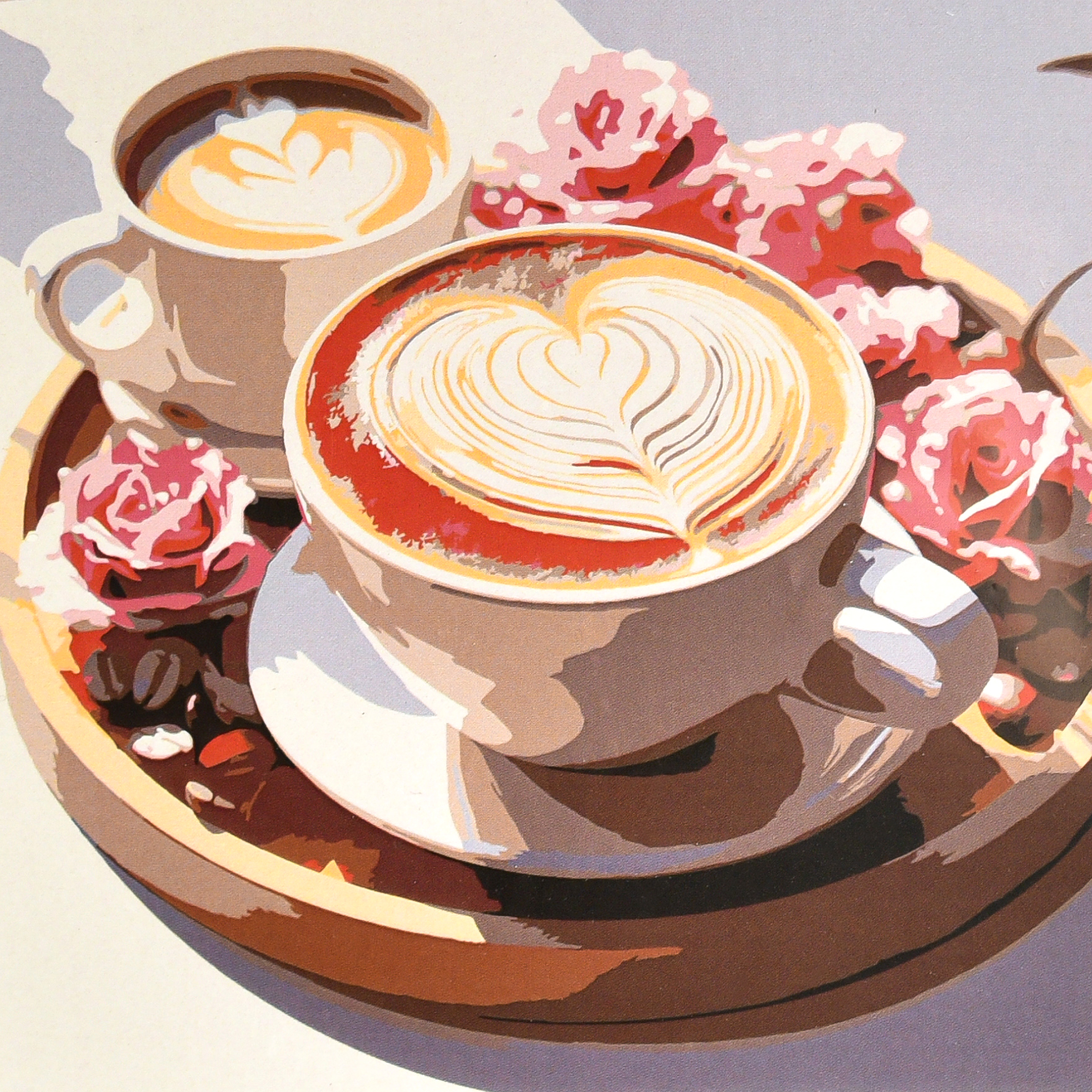 Капучино та троянди (ES-0936)