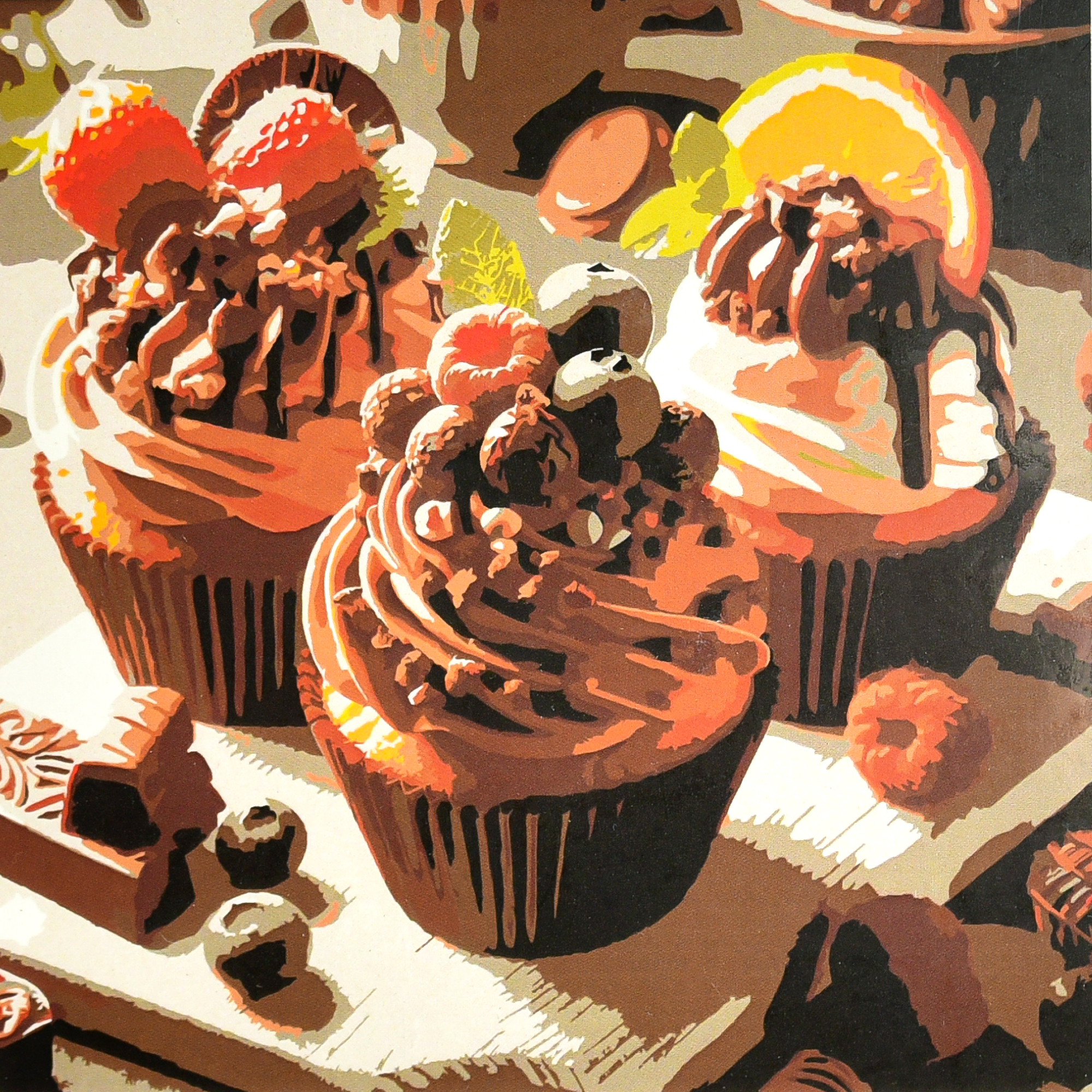 Шоколадна насолода з ягодами (ES-0938)