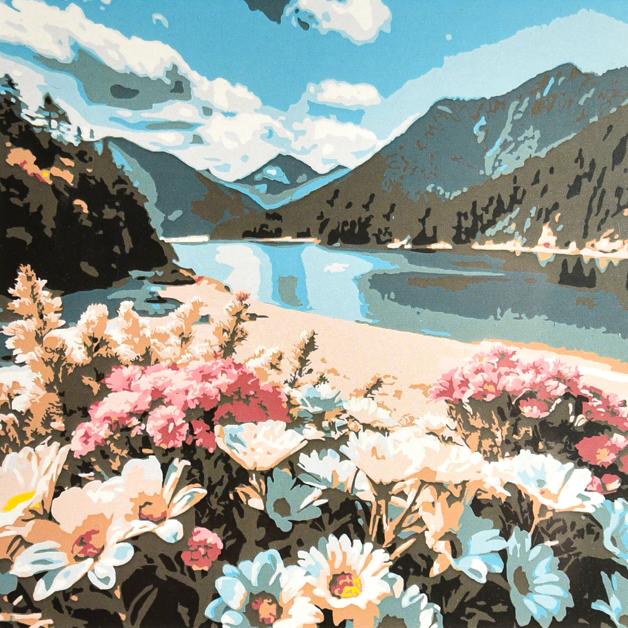 Квіткова долина серед гір (ES-0939)