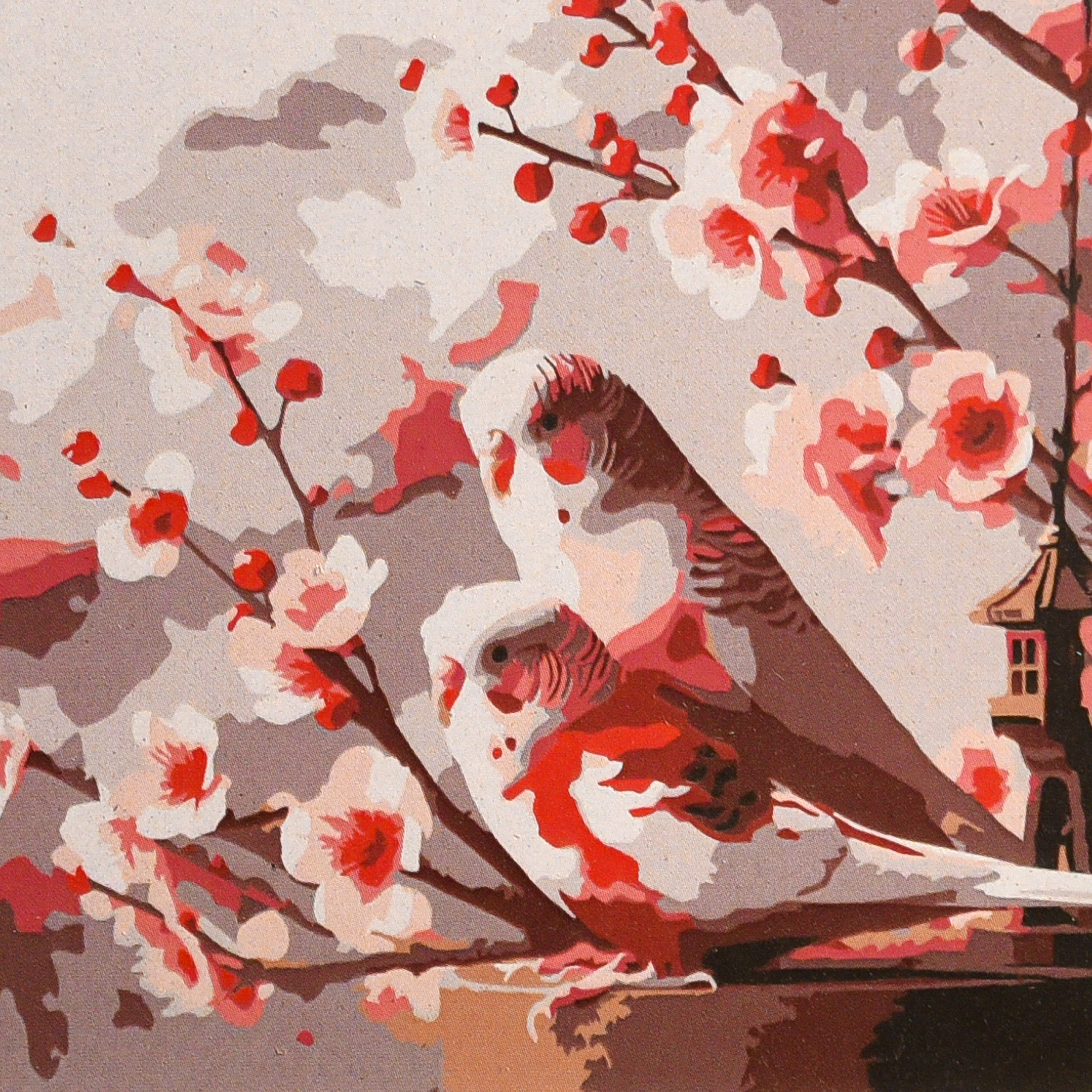 Птахи в цвіті сакури (HH8064)