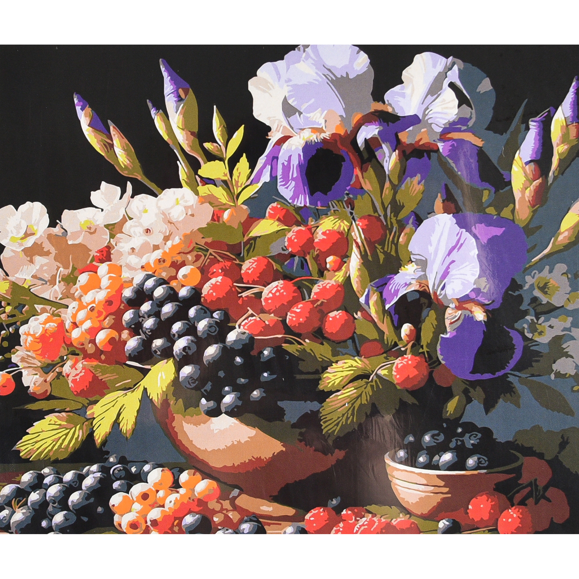 Відтінки літа на чорному фоні (AH1299)